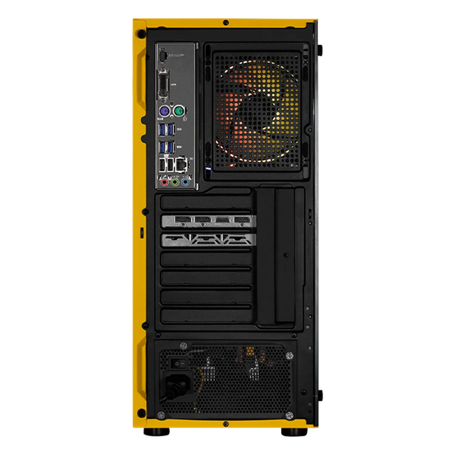 Xtreme PC Gaming AMD Radeon RX 6600 Ryzen 7 5700 32GB SSD 1TB Monitor 27 165Hz WIFI Yellow - Image 3