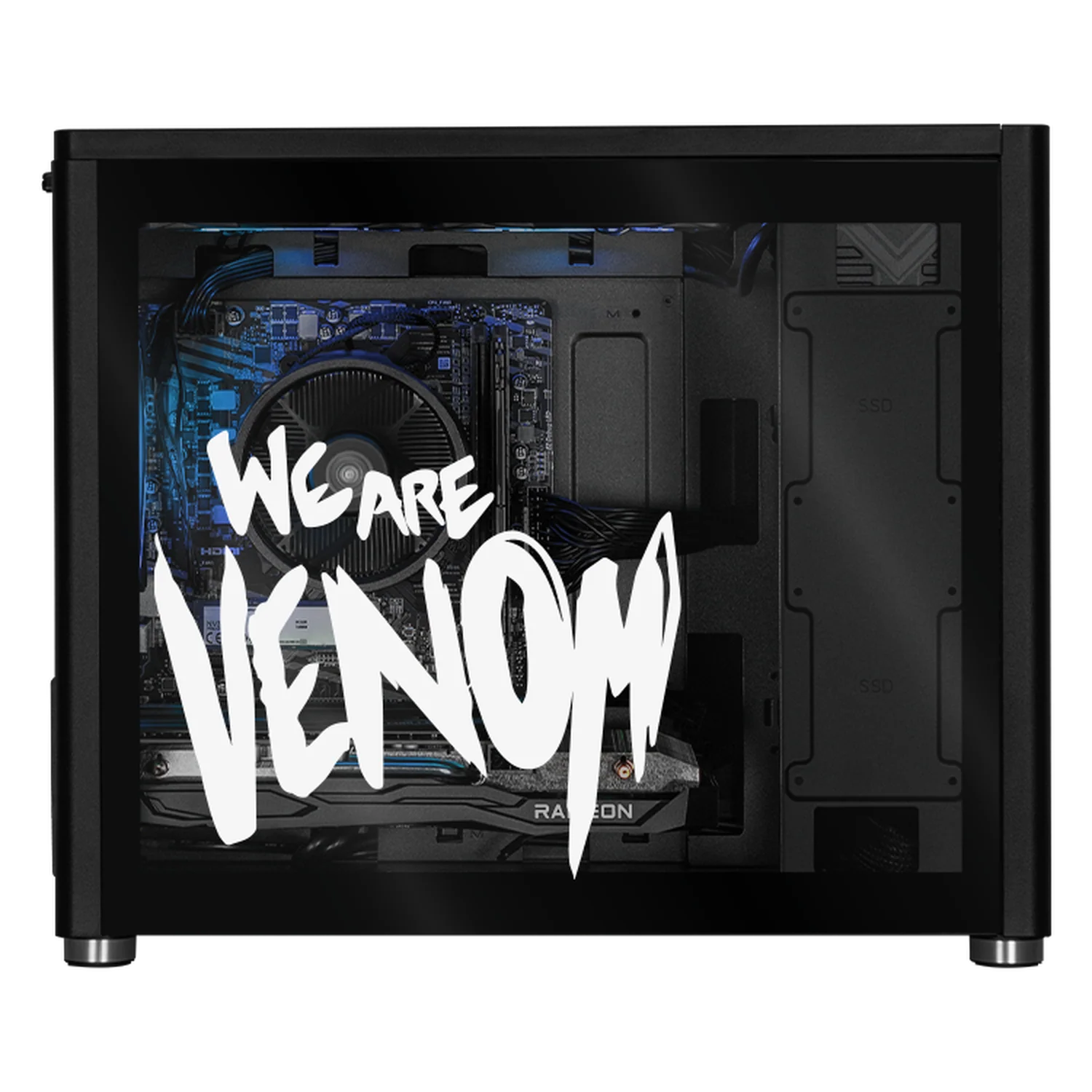 PC Gamer Completa Xtreme PC Gaming AMD Radeon RX 9060 Ryzen 7 5700 16GB SSD 1TB Monitor Curvo 27 180Hz WIFI Venom Comic gaming 1080p, estudios y multitarea - Image 4