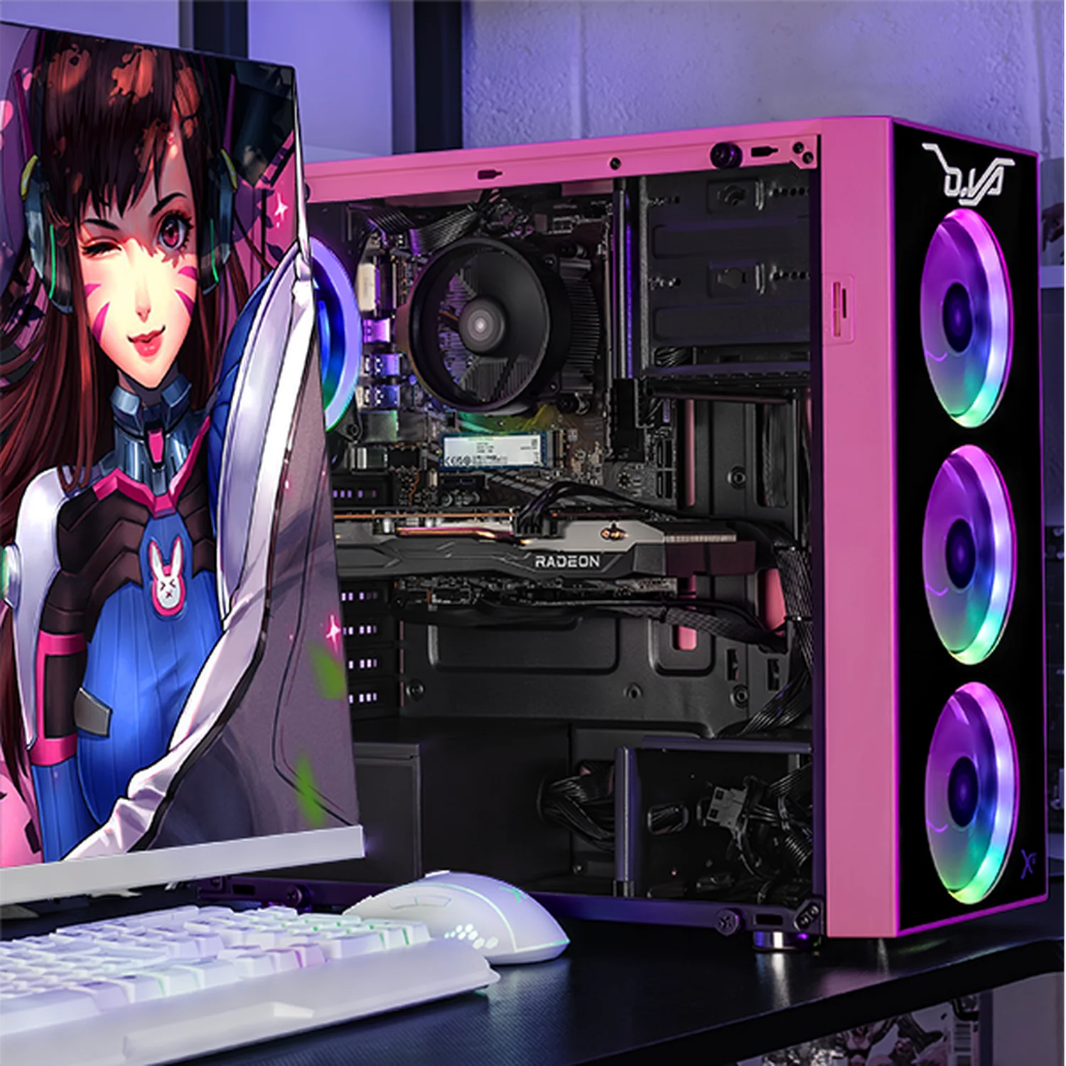Xtreme PC Gaming AMD Radeon RX 7600 Ryzen 7 5700 32GB SSD 1TB WIFI D.VA Meka - Image 6