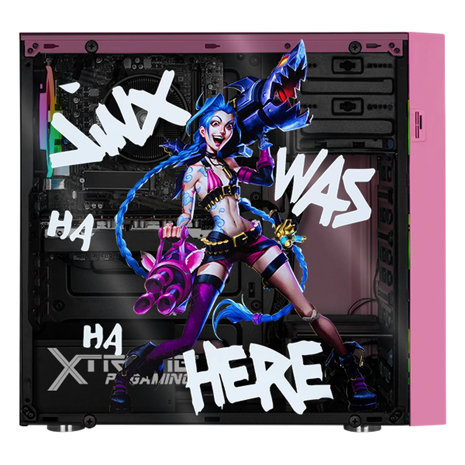 PC Gamer Xtreme PC Gaming AMD Radeon RX 9060 Ryzen 7 5700 16GB SSD 1TB WIFI Jinx Edition gaming 1080p, estudios y multitarea - Image 2