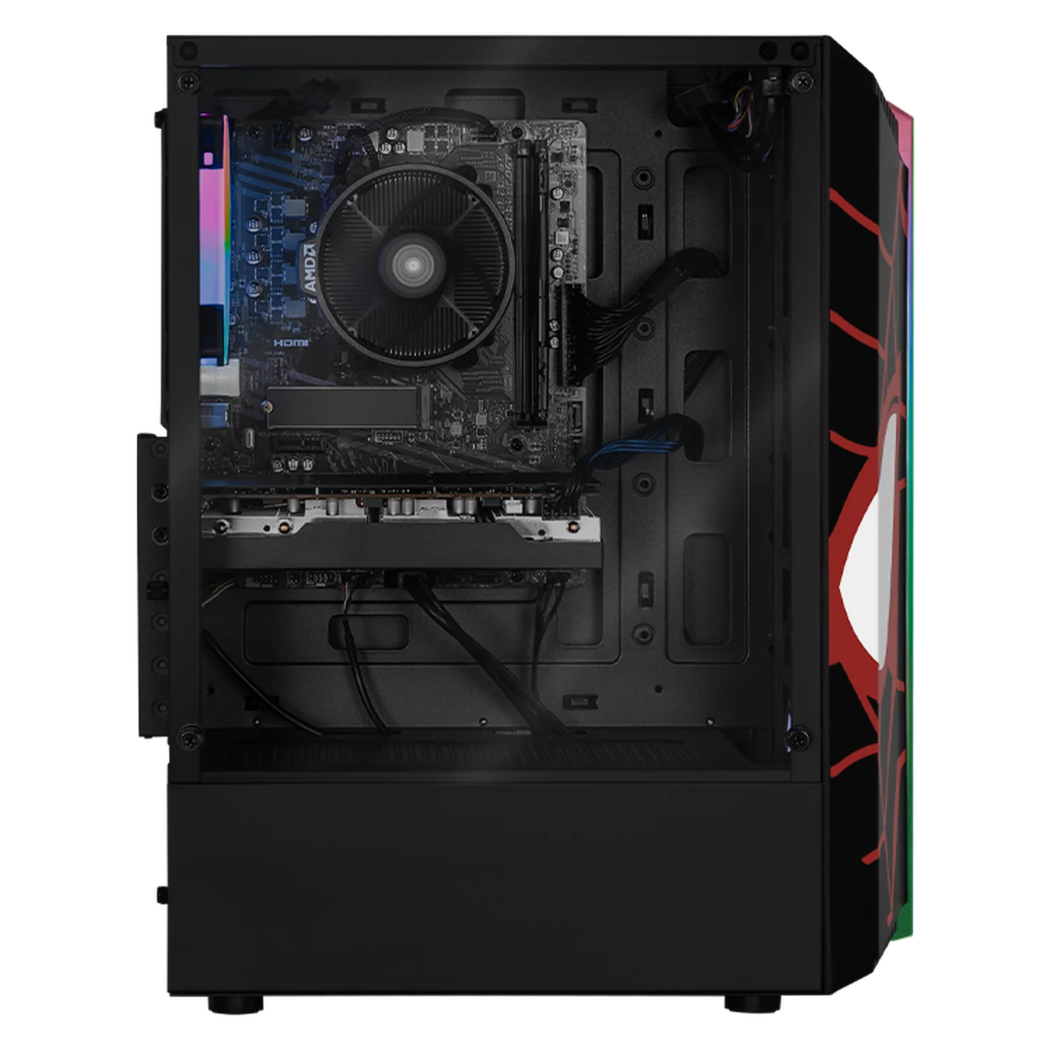 Xtreme PC Gaming AMD Radeon RX 7600 Ryzen 7 5700 32GB SSD 1TB WIFI Spider-Man Morales - Image 4