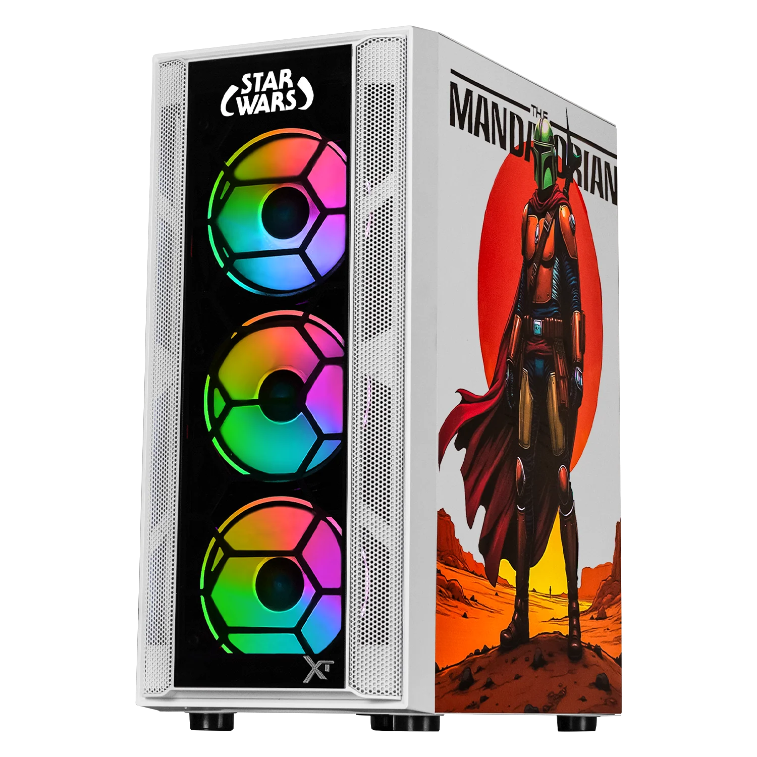 Computadora Gamer Xtreme PC Gaming AMD Radeon RX 7600 Ryzen 7 5700 16GB SSD 1TB Sistema Liquido WIFI Mandalorian experiencia de juego fluida en nivel medio - Image 2