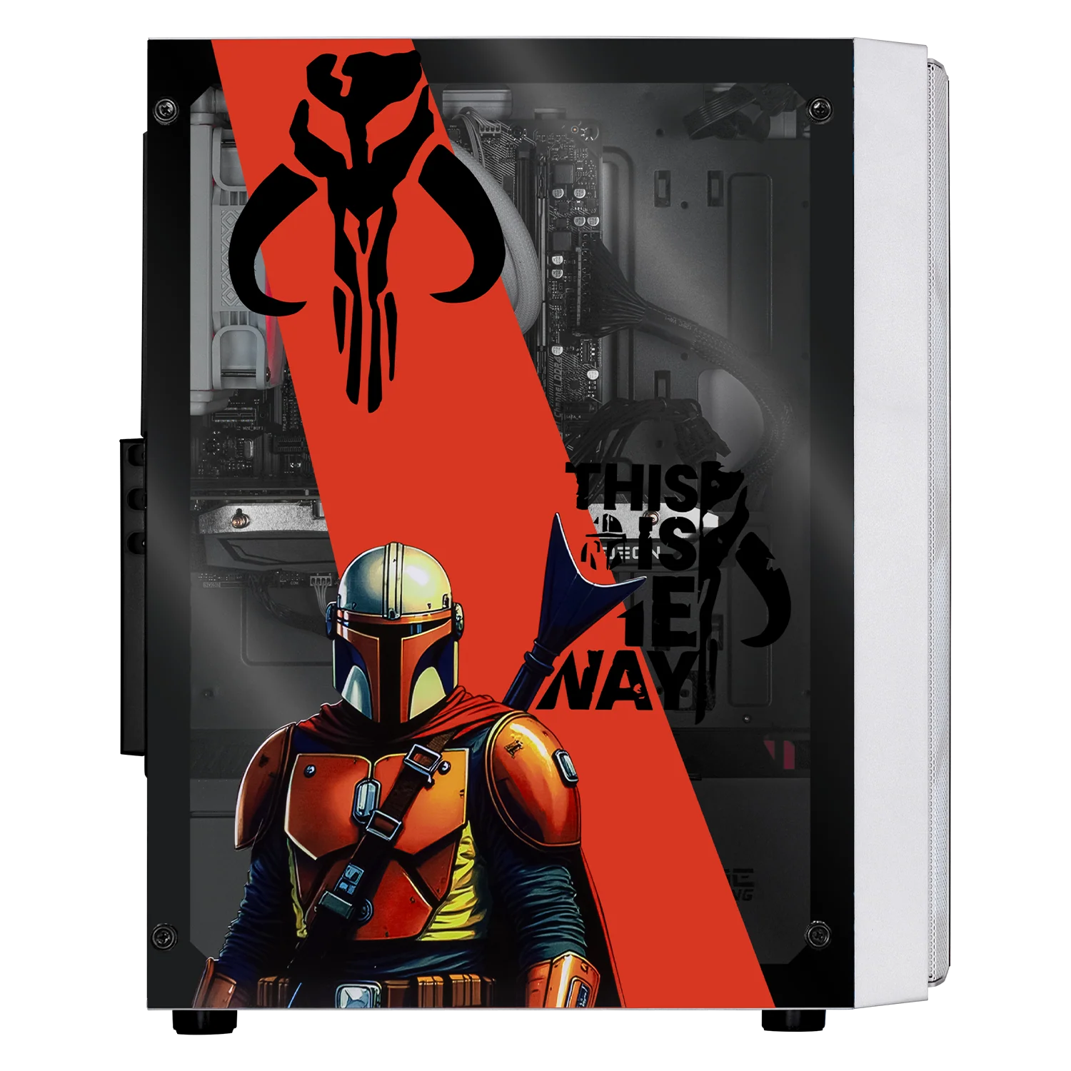 Computadora Gamer Xtreme PC Gaming AMD Radeon RX 7600 Ryzen 7 5700 16GB SSD 1TB Sistema Liquido WIFI Mandalorian experiencia de juego fluida en nivel medio - Image 4