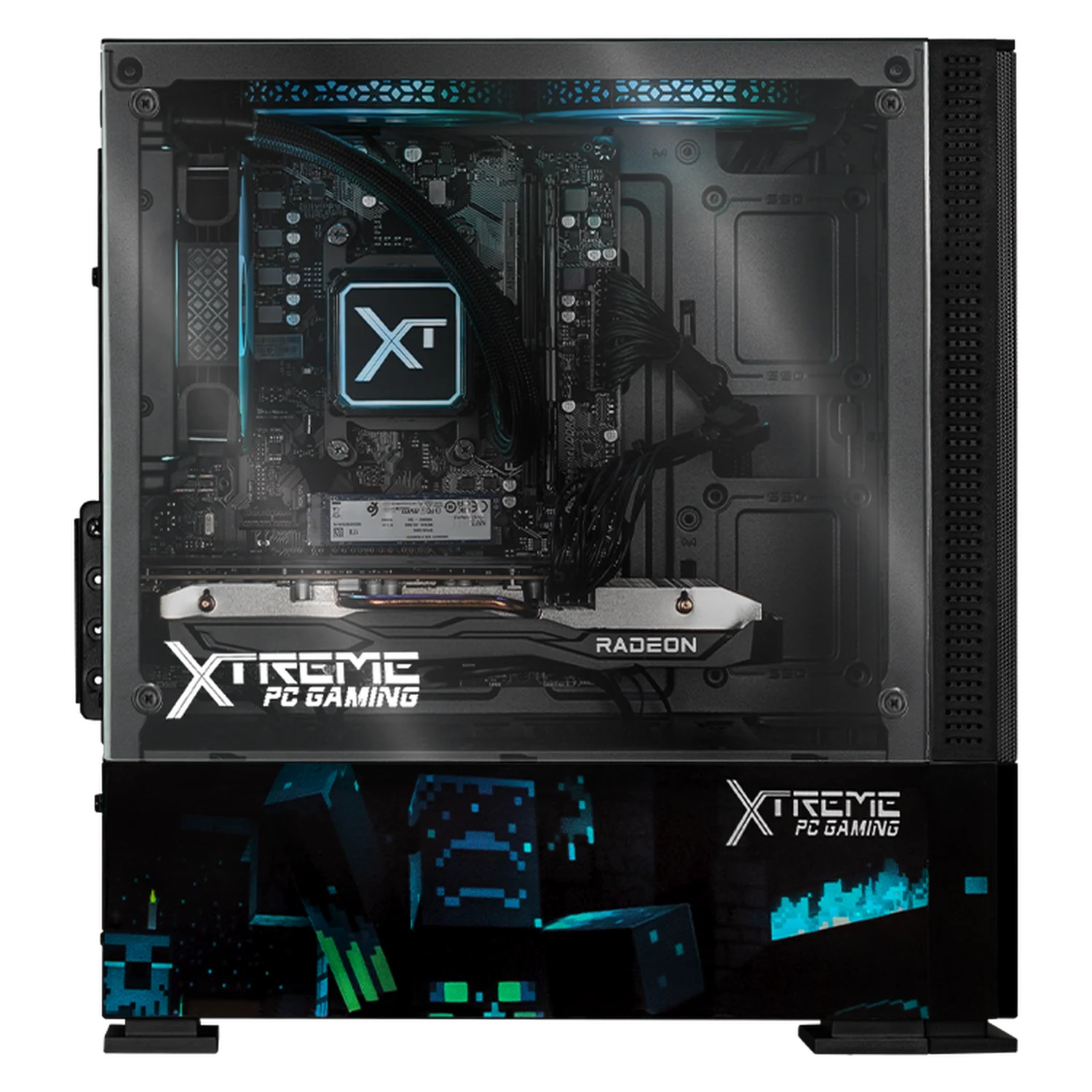 Computadora Gamer Xtreme PC Gaming AMD Radeon RX 7600 Ryzen 7 5700 16GB SSD 1TB Sistema Liquido WIFI Minecraft Warden experiencia de juego fluida en nivel medio - Image 4