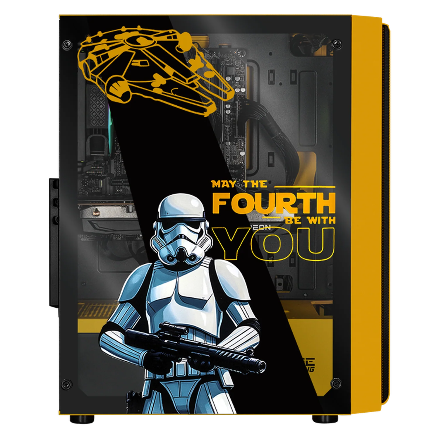 Xtreme PC Gaming AMD Radeon RX 7600 Ryzen 7 5700 32GB SSD 1TB Sistema Liquido WIFI StarWars - Image 4
