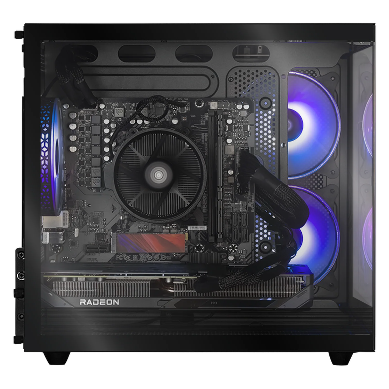 PC Gamer Xtreme PC Gaming AMD Radeon RX 9060 XT 16GB Ryzen 7 8700F 32GB DDR5 SSD 1TB WIFI Black gaming 1080p, estudios y multitarea - Image 5