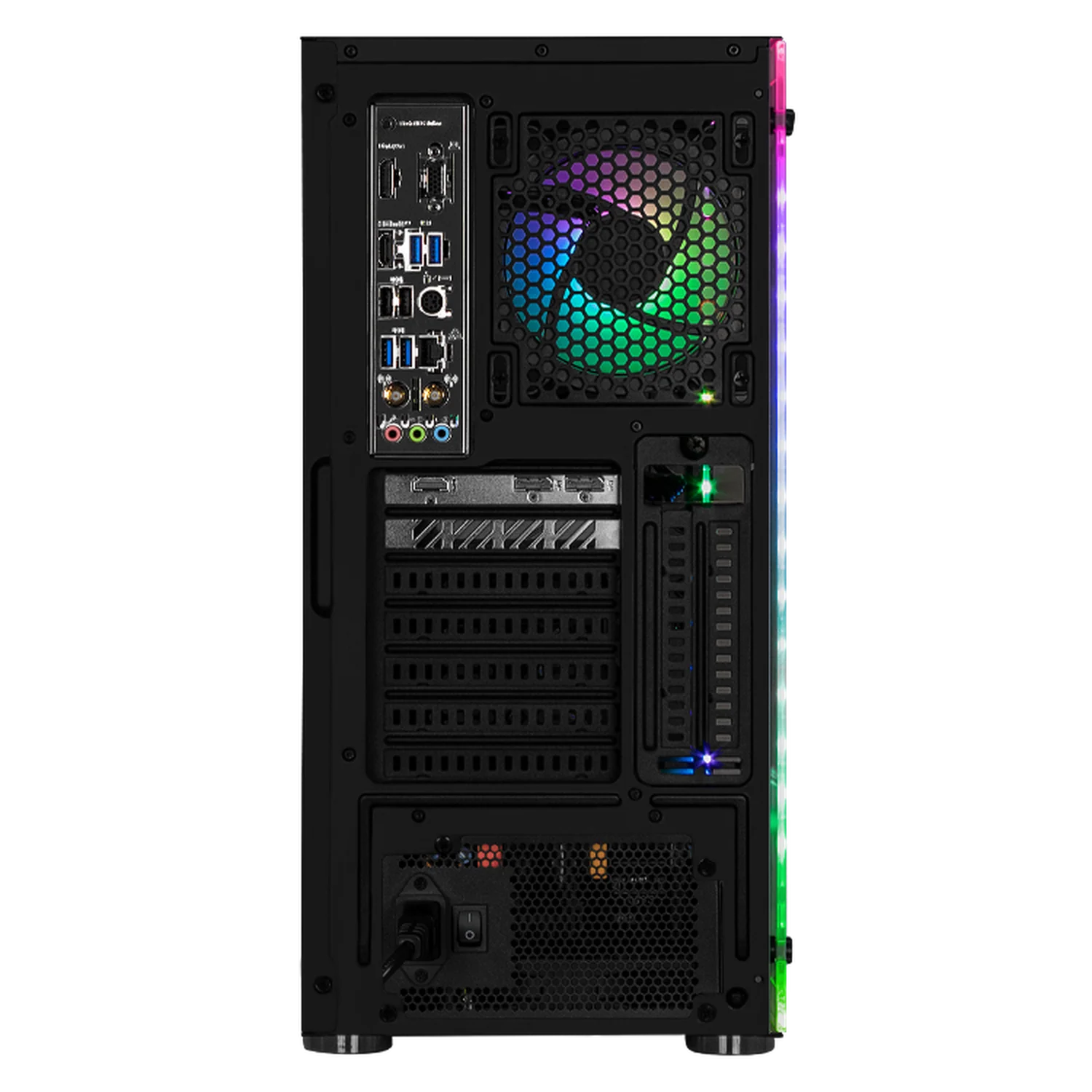 Xtreme PC Gaming AMD Radeon RX 9060 XT Ryzen 7 5700 32GB SSD 1TB Sistema Liquido WIFI Black - Image 3