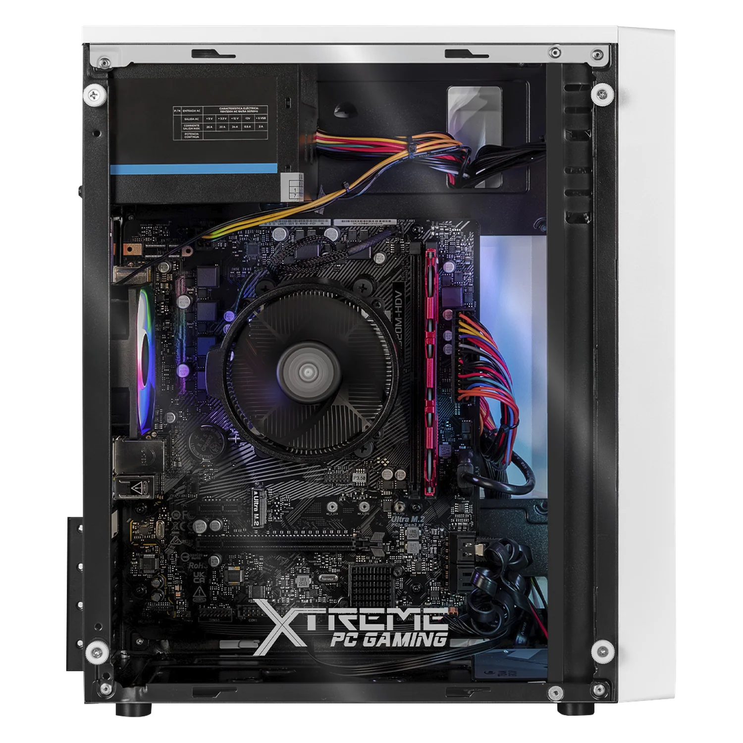 Computadora Escritorio Xtreme PC Gaming AMD Radeon Vega 3 Athlon 3000G 16GB SSD 500GB WIFI White rendimiento básico para juegos casuales, trabajo y estudio - Image 2