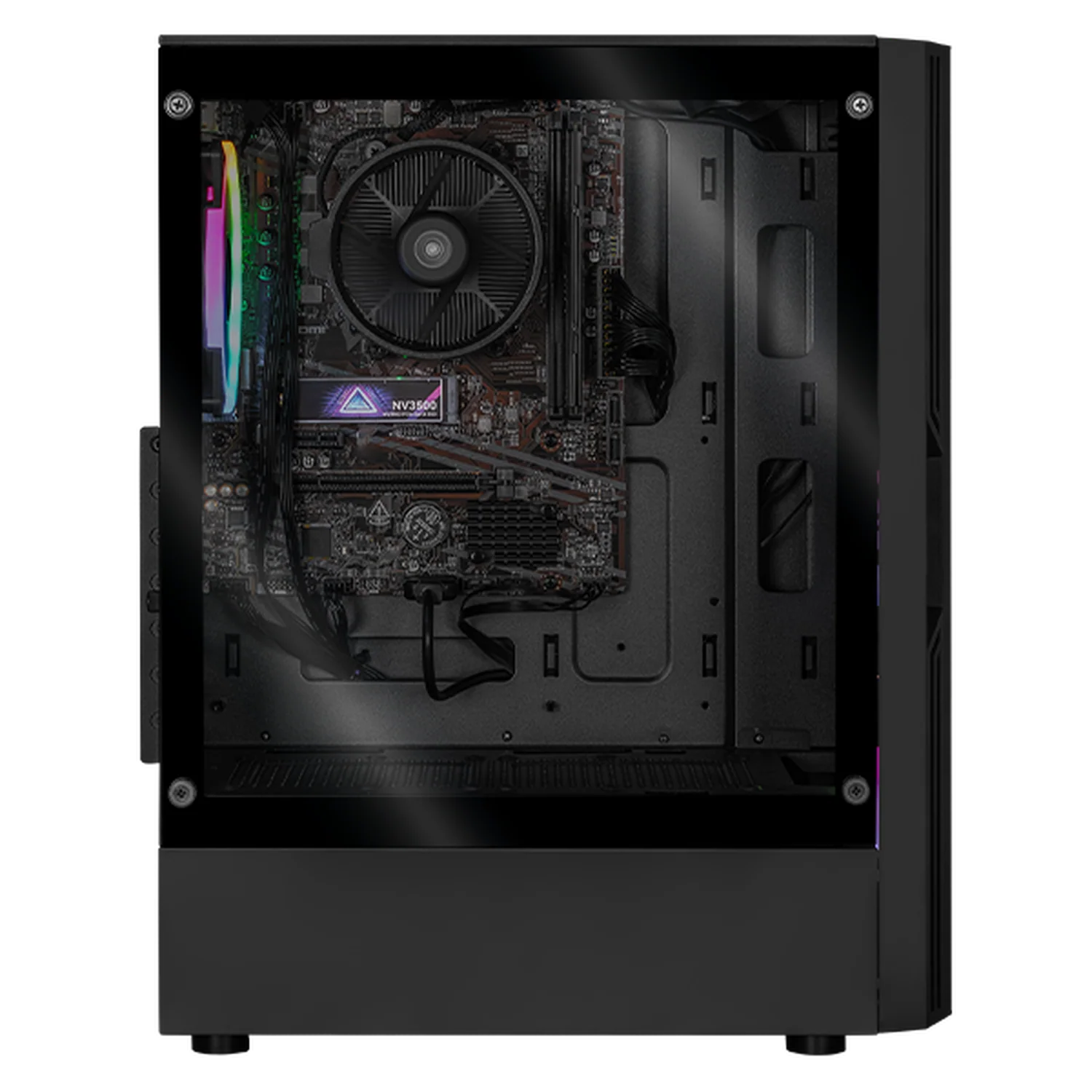 Computadora Escritorio Completa Xtreme PC Gaming AMD Radeon RX Vega 7 AMD Ryzen 5 5600G 16GB SSD 500GB Monitor 27 75Hz WIFI Black rendimiento básico para juegos casuales, trabajo y estudio - Image 2