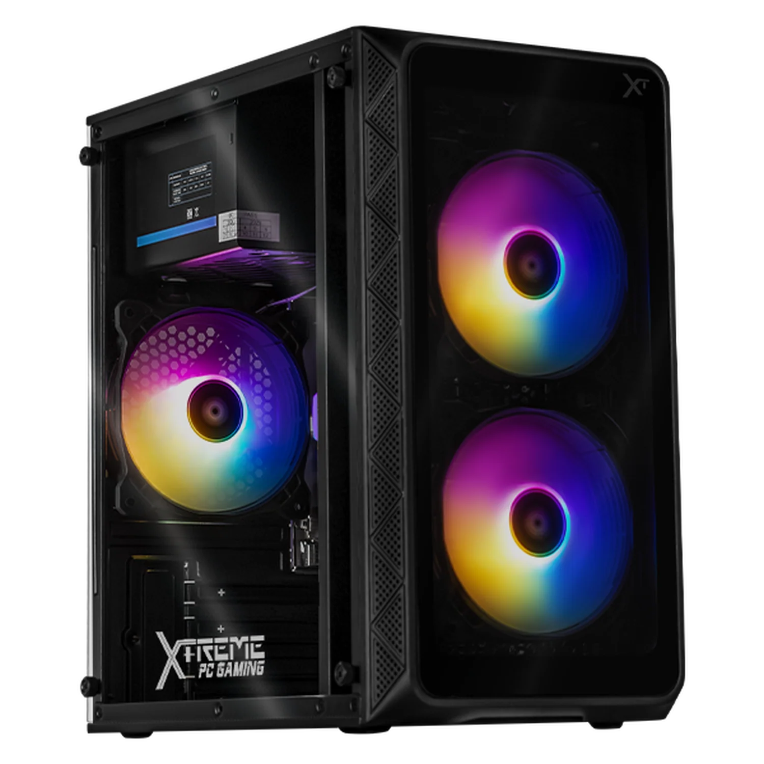 Computadora Escritorio Xtreme PC Gaming AMD Radeon Vega 7 Ryzen 5 5600GT 16GB SSD 500GB WIFI Black rendimiento básico para juegos casuales, trabajo y estudio