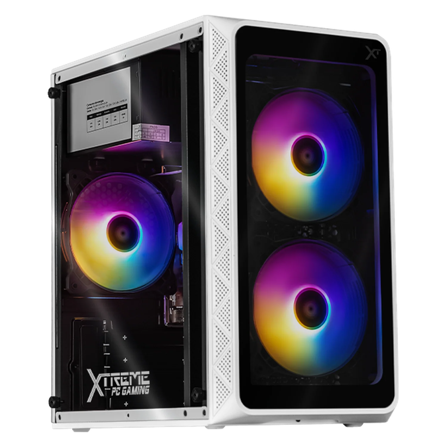 Computadora Escritorio Xtreme PC Gaming AMD Radeon Vega 7 Ryzen 5 5600GT 16GB SSD 500GB WIFI White rendimiento básico para juegos casuales, trabajo y estudio
