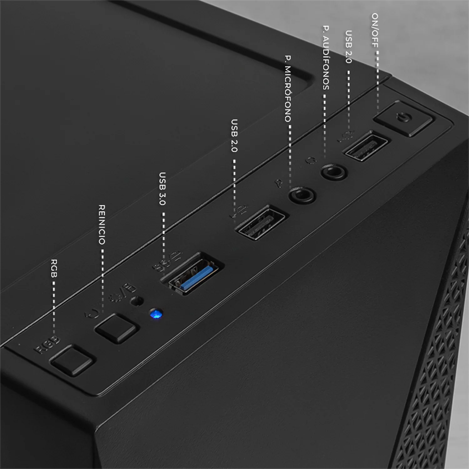 Xtreme PC Gaming AMD Radeon Vega 7 Ryzen 5 5600G 16GB SSD 500GB Monitor 23.8 100Hz WIFI Black - Image 5