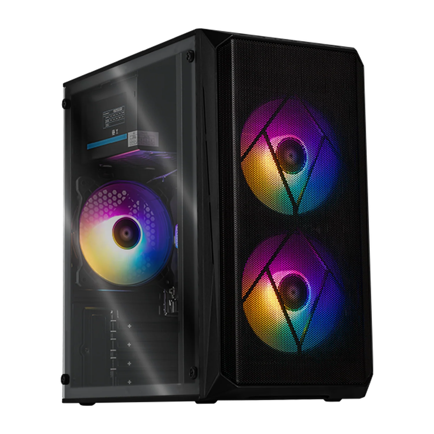 Computadora Escritorio Xtreme PC Gaming AMD Radeon Vega 7 Ryzen 5 5600GT 32GB SSD 1TB WIFI Black rendimiento básico para juegos casuales, trabajo y estudio