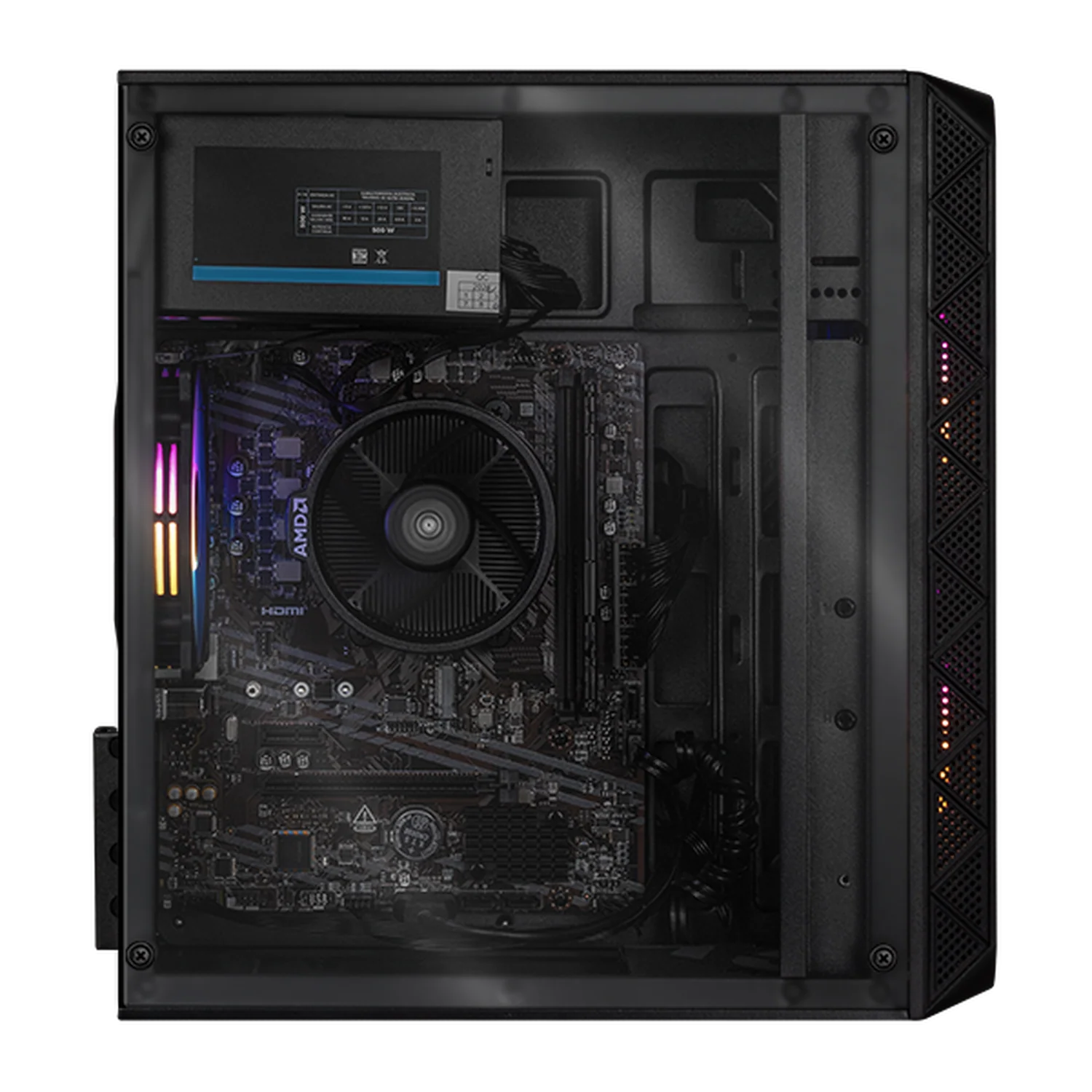Computadora Escritorio Xtreme PC Gaming AMD Radeon Vega 7 Ryzen 5 5600GT 32GB SSD 1TB WIFI Black rendimiento básico para juegos casuales, trabajo y estudio - Image 2