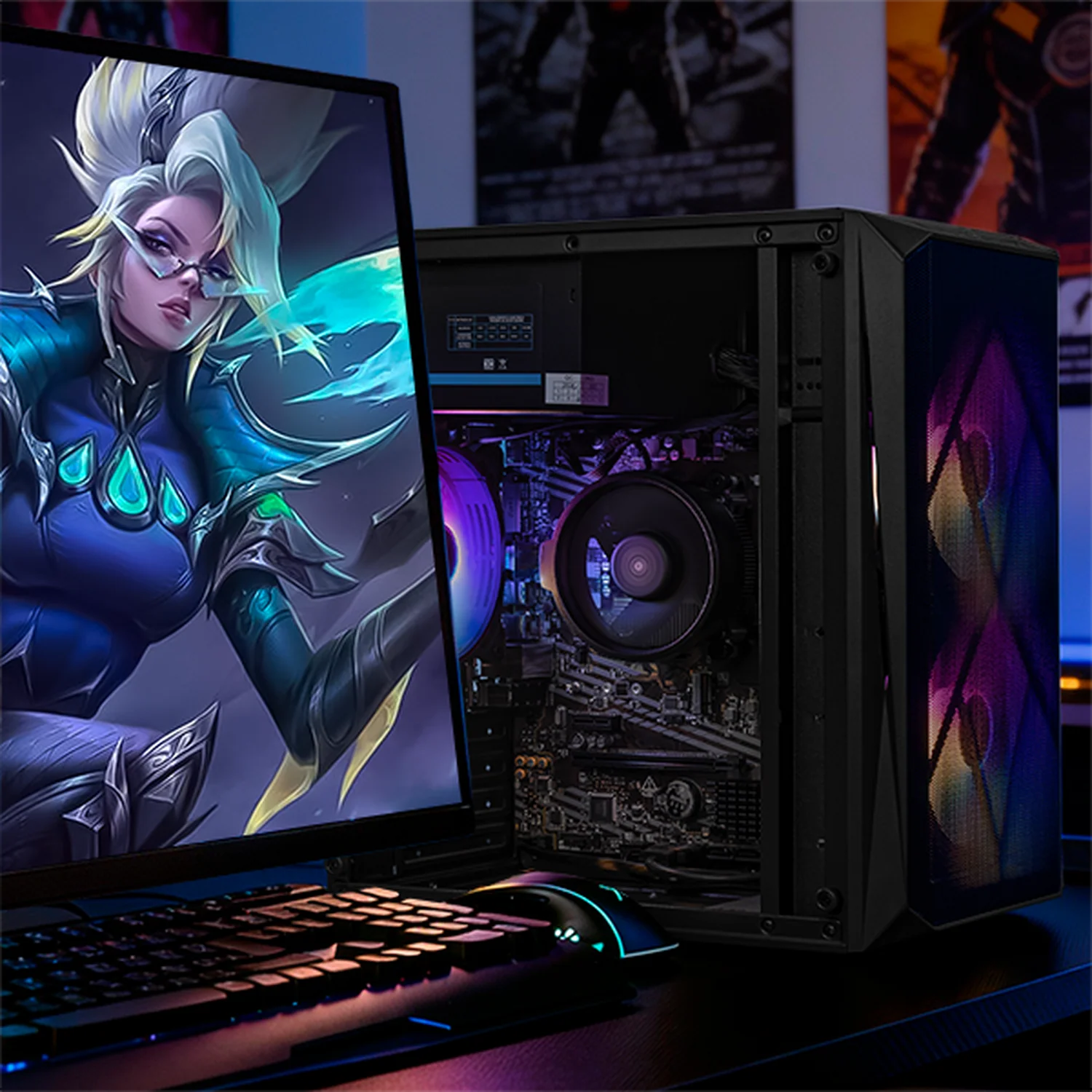 Computadora Escritorio Xtreme PC Gaming AMD Radeon Vega 7 Ryzen 5 5600GT 32GB SSD 1TB WIFI Black rendimiento básico para juegos casuales, trabajo y estudio - Image 6