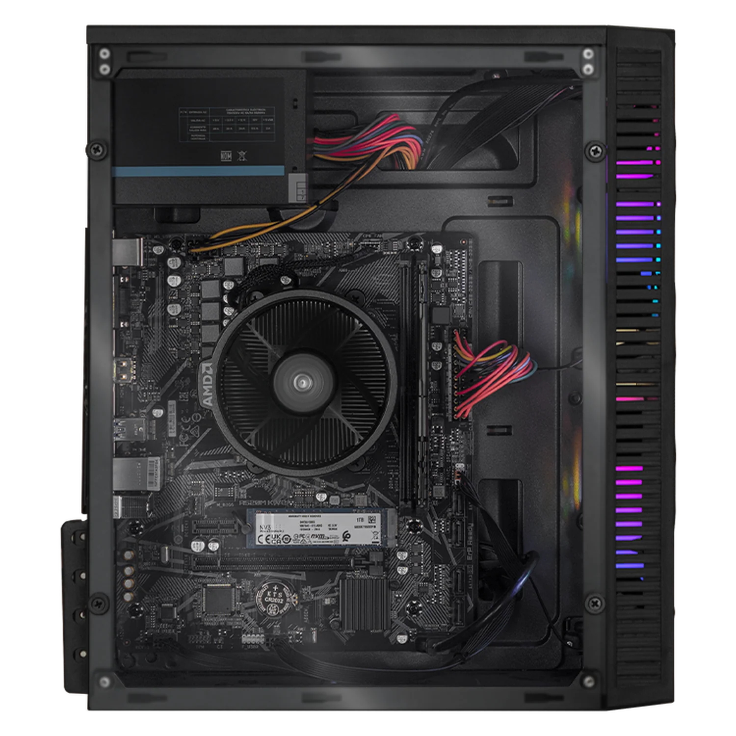 Xtreme PC Gaming AMD Radeon Vega 7 Ryzen 5 5600GT 32GB SSD 1TB WIFI Fuji Black - Image 4