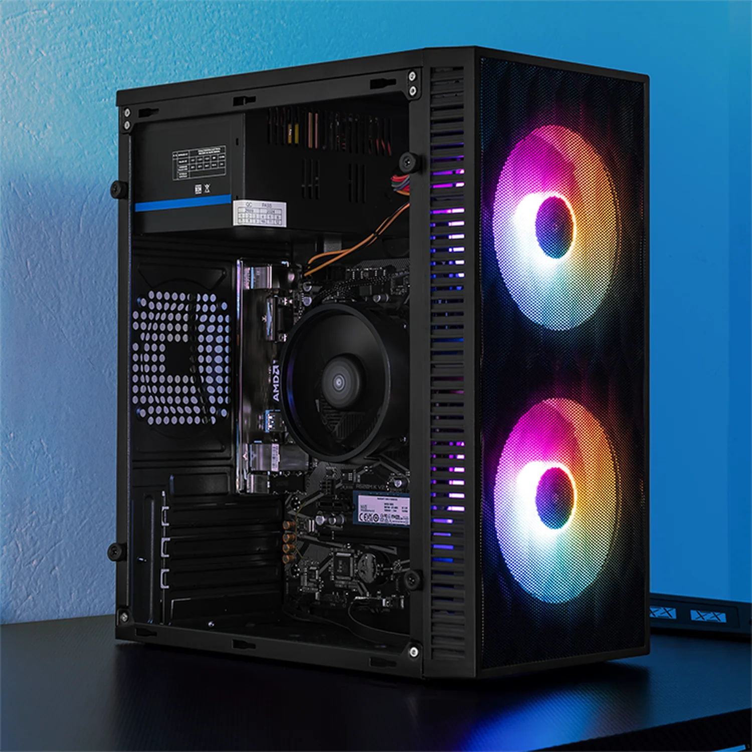Xtreme PC Gaming AMD Radeon Vega 7 Ryzen 5 5600GT 32GB SSD 1TB WIFI Fuji Black - Image 6
