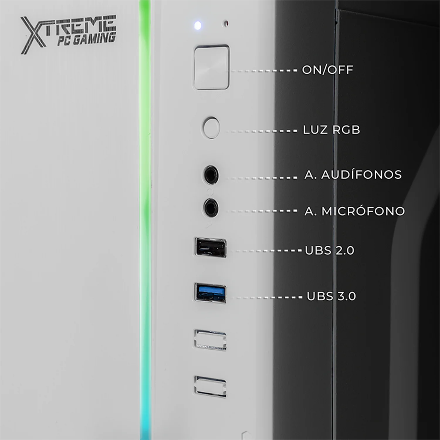 Xtreme PC Gaming AMD Radeon Vega 8 Ryzen 3 3200G 3.6 Ghz Quad Core 16GB SSD 500GB WIFI Ultron White - Image 5