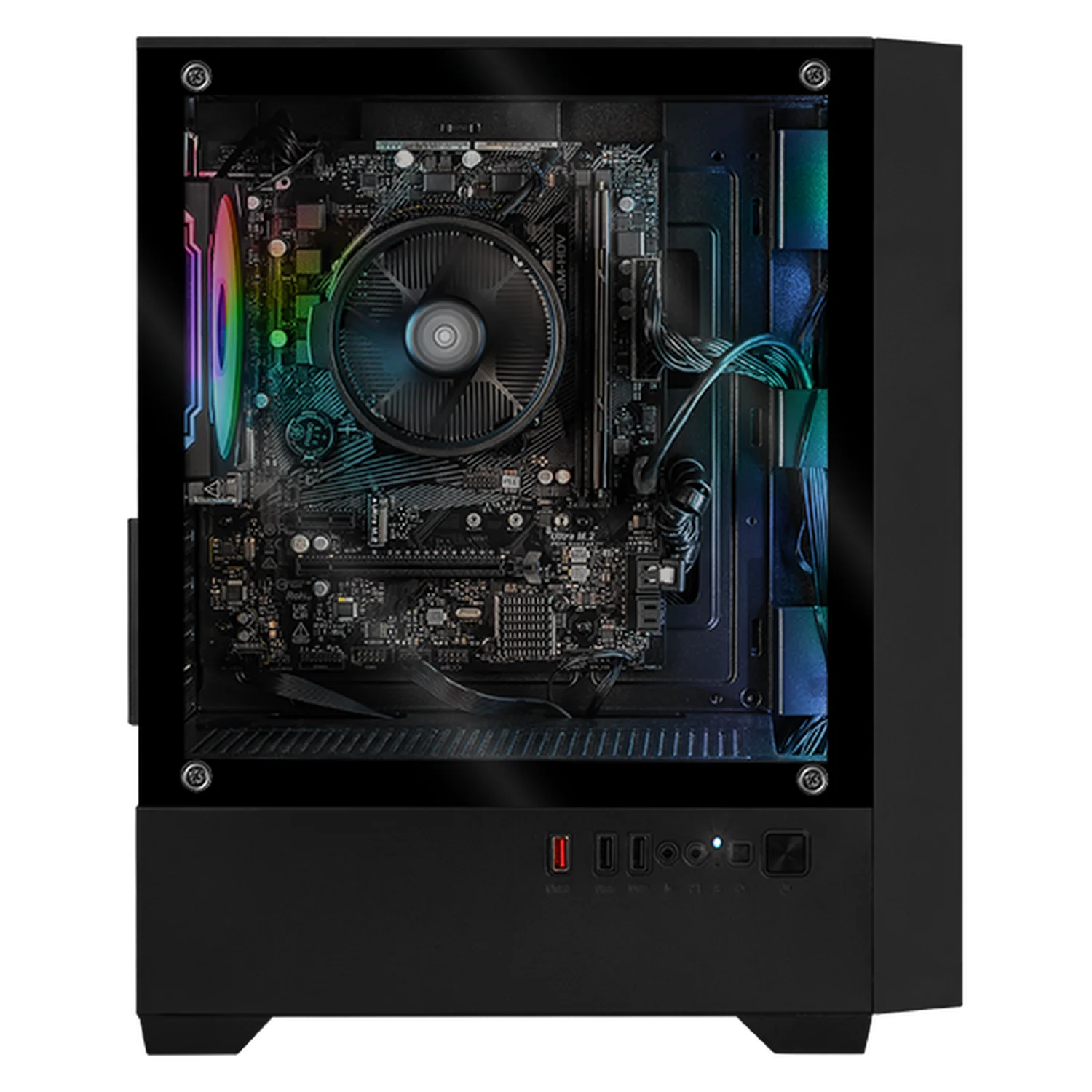 Computadora Escritorio Completa Xtreme PC Gaming AMD Radeon Vega 8 Ryzen 7 5700G 16GB SSD 500GB Monitor Curvo 27 100Hz WIFI Black rendimiento básico para juegos casuales, trabajo y estudio - Image 2