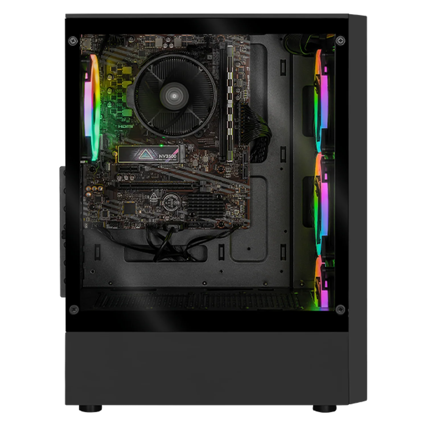 Computadora Escritorio Xtreme PC Gaming AMD Radeon Vega Renoir Ryzen 7 5700G 16GB SSD 1TB WIFI Black rendimiento básico para juegos casuales, trabajo y estudio - Image 2
