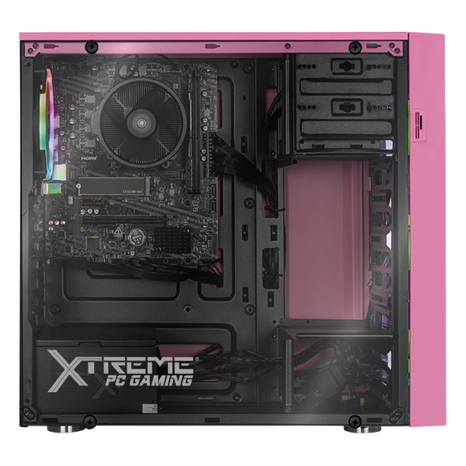 Xtreme PC Gaming AMD Radeon Vega Renoir Ryzen 7 5700G 16GB SSD 1TB WIFI Dragonfly Pink - Image 4