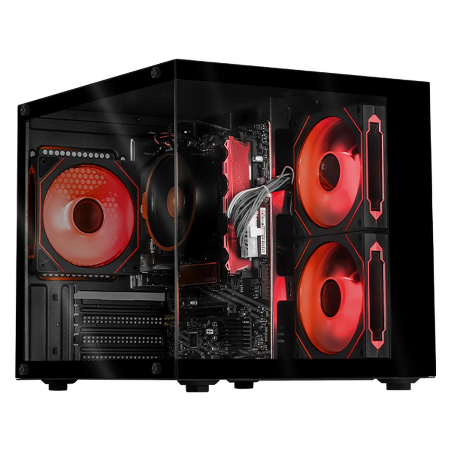 Computadora Escritorio Xtreme PC Gaming AMD Radeon Vega Renoir Ryzen 7 5700G 16GB SSD 500GB WIFI Black rendimiento básico para juegos casuales, trabajo y estudio