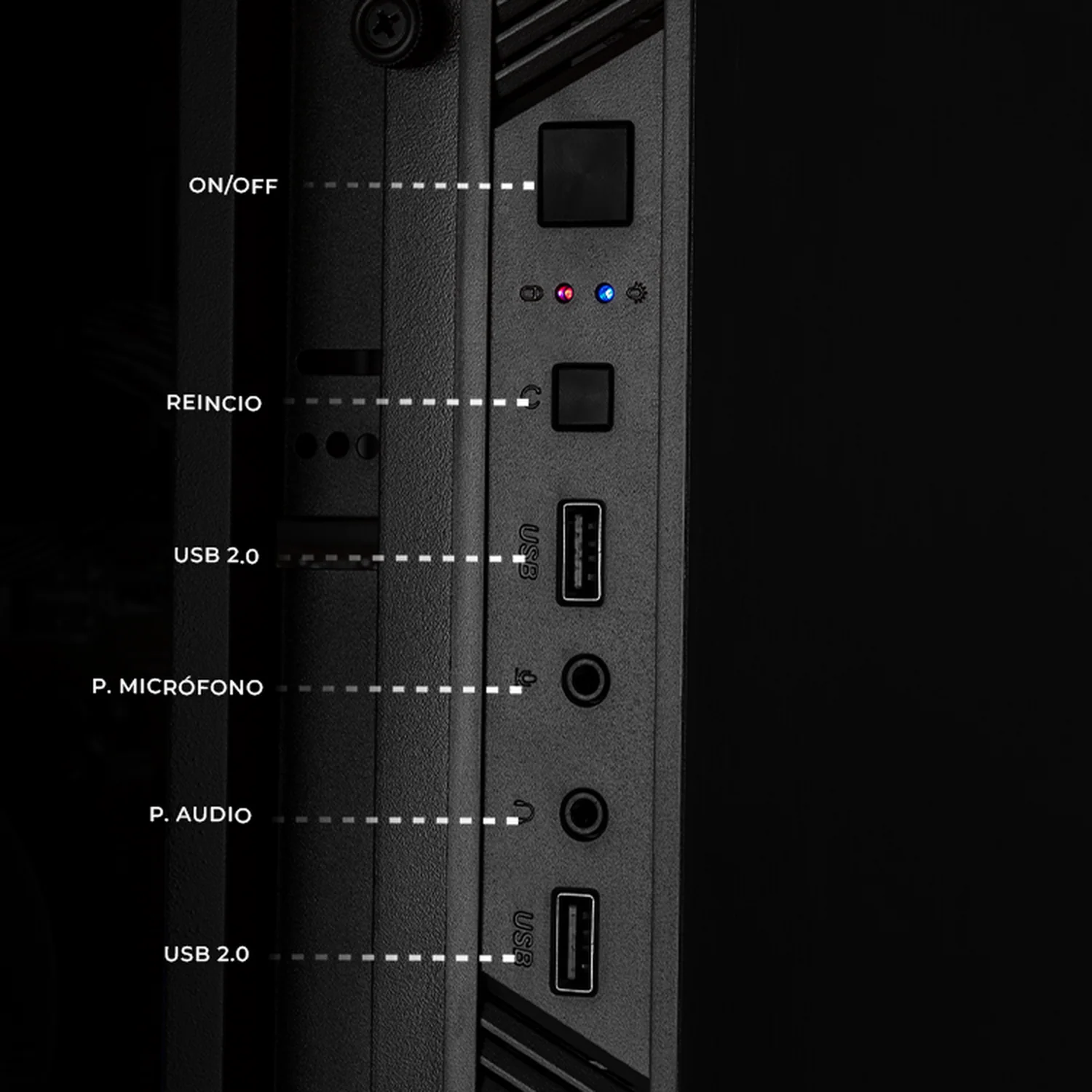 Xtreme PC Gaming AMD Radeon Vega Renoir Ryzen 7 5700G 32GB SSD 1TB WIFI Black - Image 5