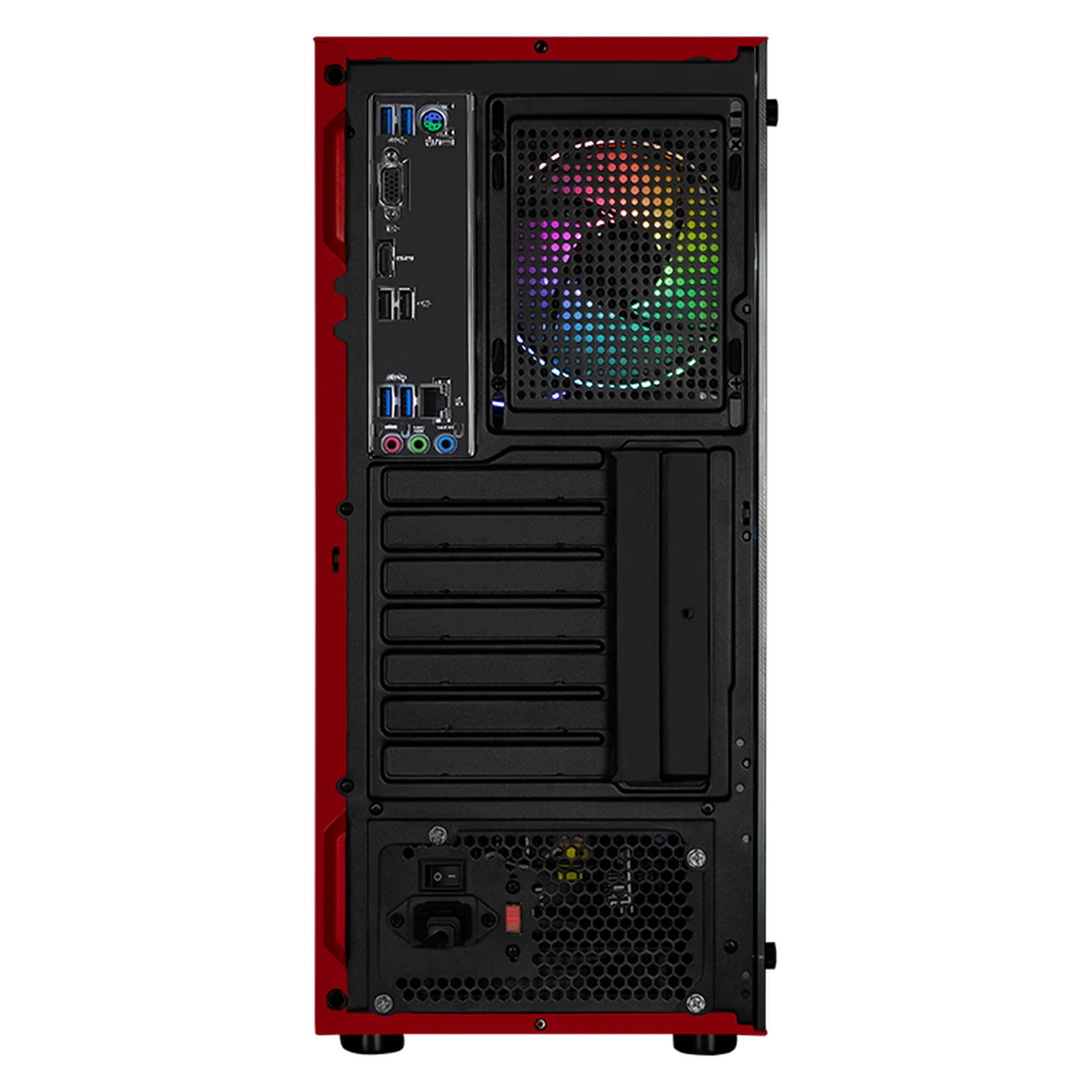 Xtreme PC Gaming AMD Radeon Vega Renoir Ryzen 7 5700G 32GB SSD 1TB WIFI Red - Image 3