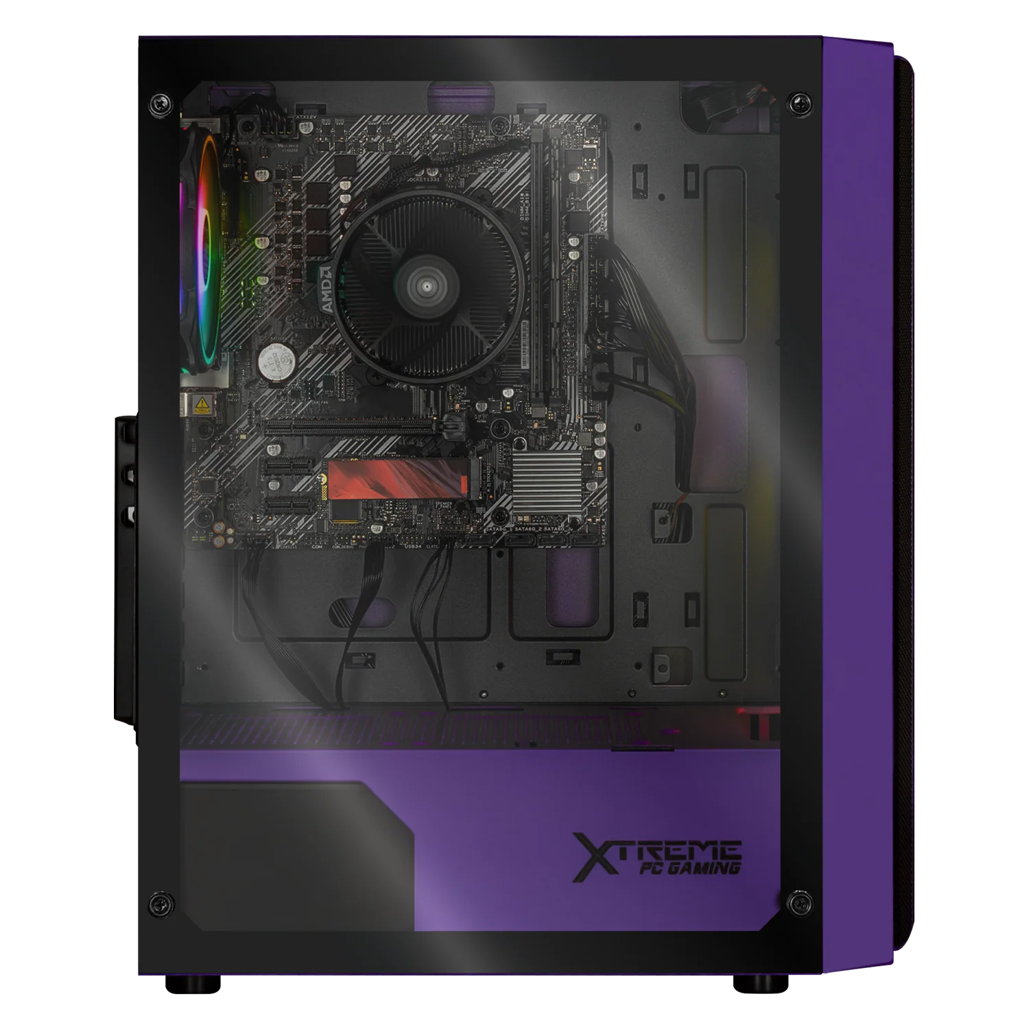 Xtreme PC Gaming AMD Radeon Vega Renoir Ryzen 7 5700G 32GB SSD 1TB WIFI Violet - Image 4