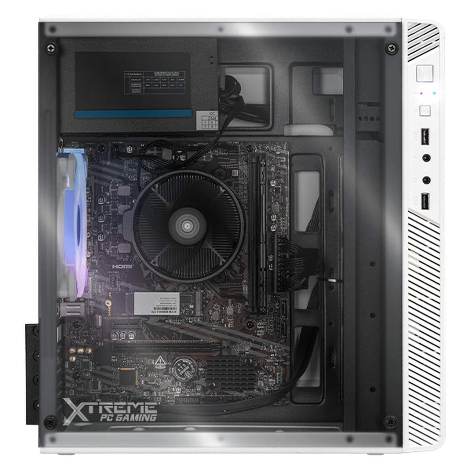 Xtreme PC Gaming AMD Radeon Vega Renoir Ryzen 7 5700G 32GB SSD 1TB WIFI White - Image 4