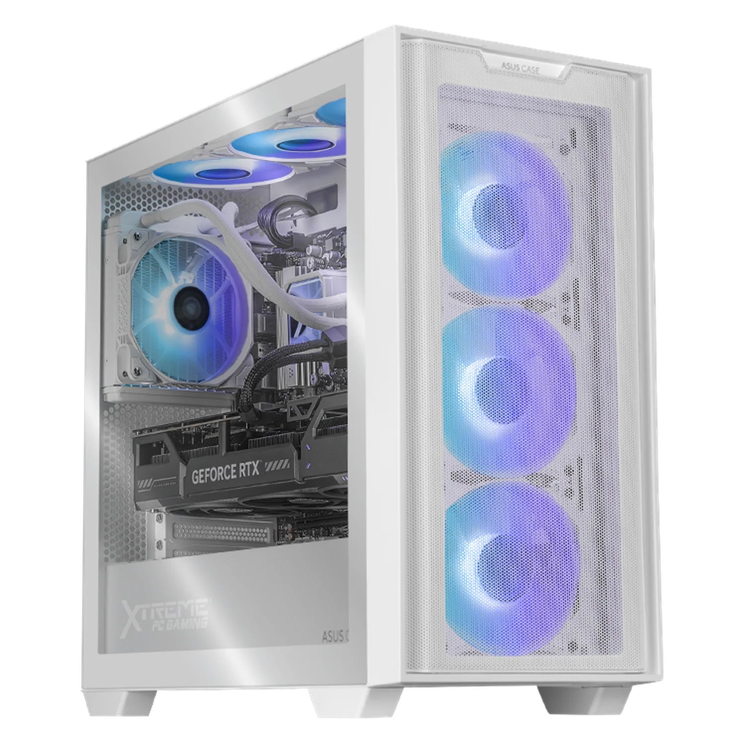PC Gamer Xtreme PC Gaming ASUS NVIDIA GeForce RTX 5070 AMD Ryzen 7 9700X 16GB DDR5 SSD 1TB Sistema Liquido WIFI White PBA para gaming competitivo y streaming