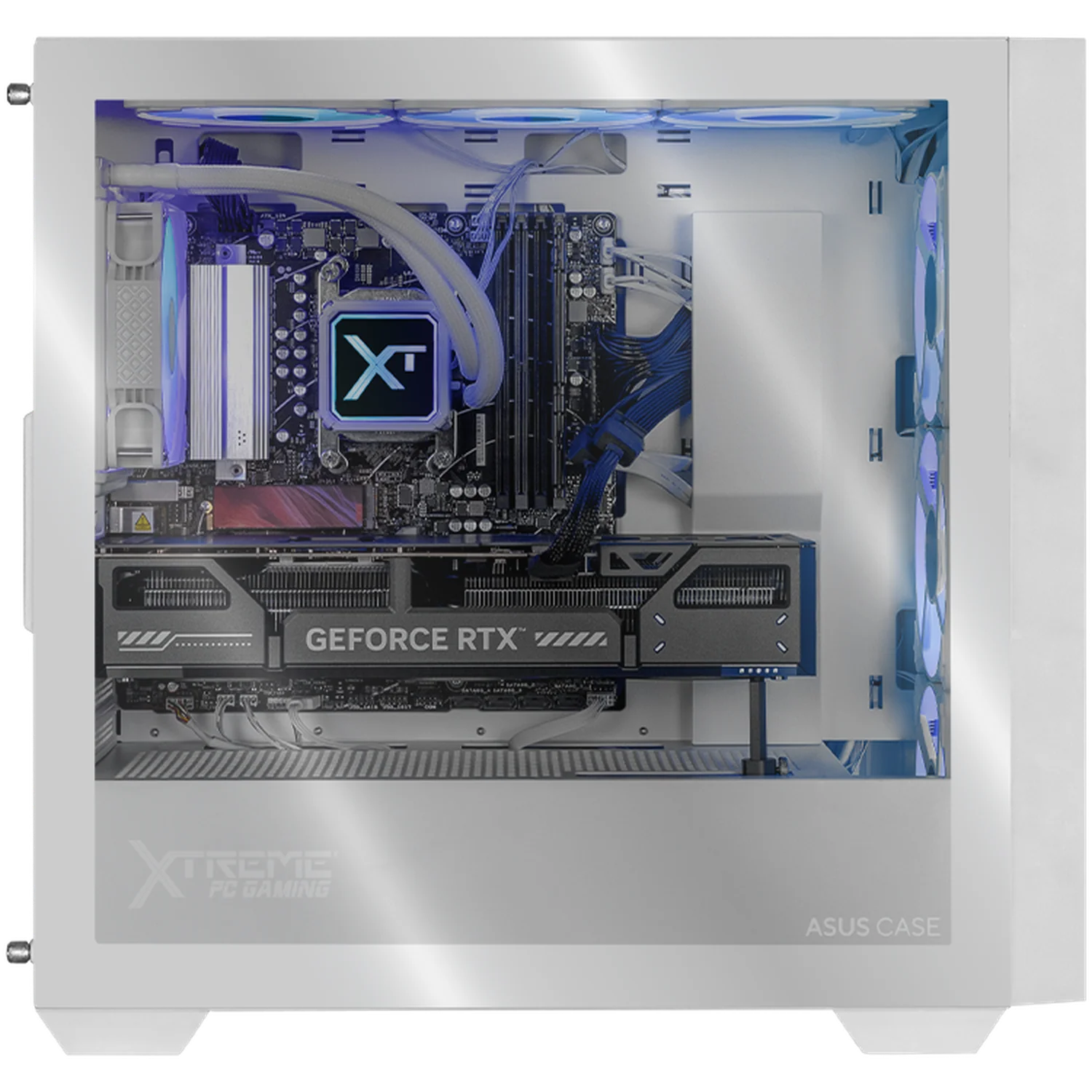 PC Gamer Xtreme PC Gaming ASUS NVIDIA GeForce RTX 5070 AMD Ryzen 7 9700X 16GB DDR5 SSD 1TB Sistema Liquido WIFI White PBA para gaming competitivo y streaming - Image 4