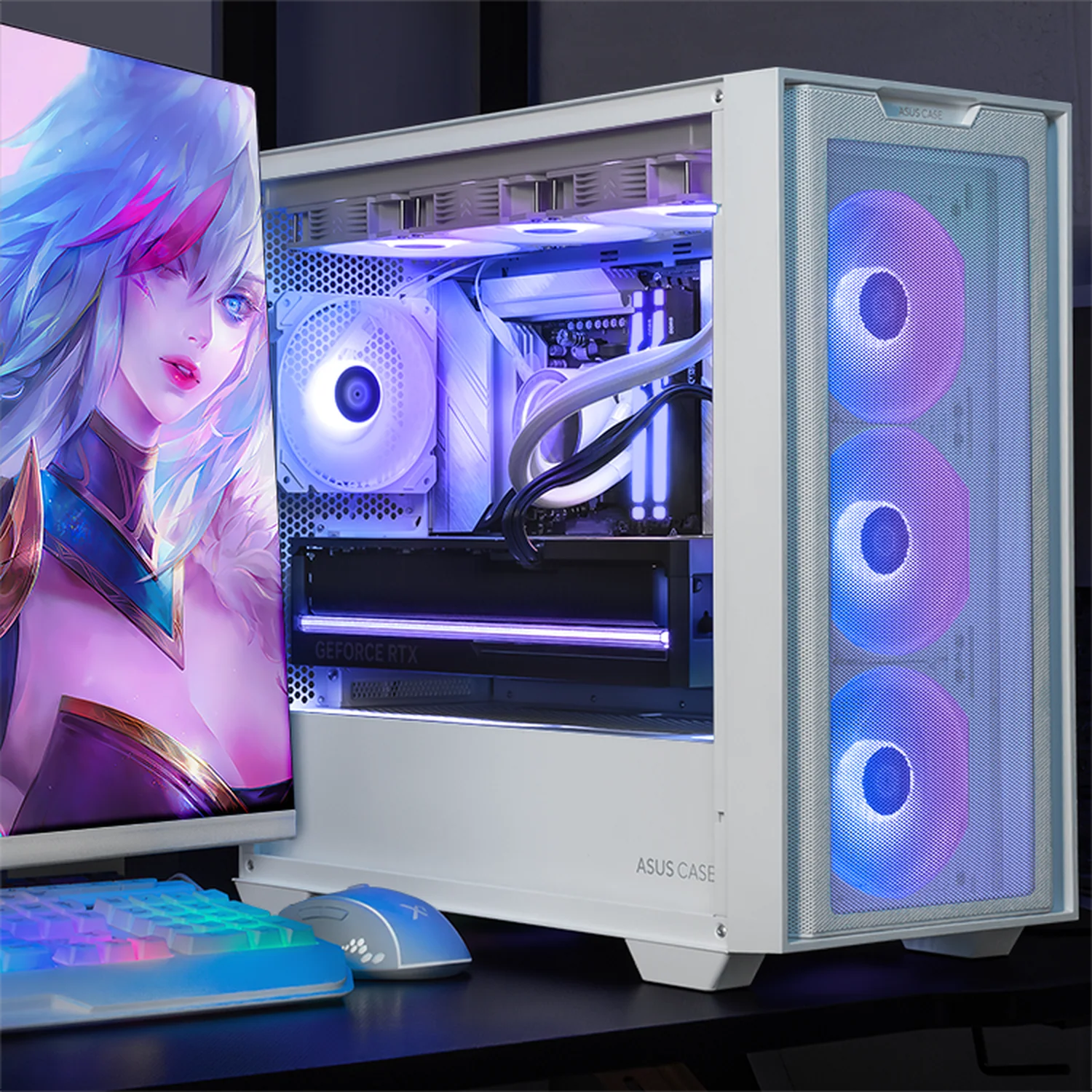 PC Gamer IA Xtreme PC Gaming ASUS NVIDIA GeForce RTX 5090 AMD Ryzen 9 9900X 32GB DDR5 SSD 1TB Sistema Liquido WIFI White PBA Productividad Profesional impulsada por IA Avanzada - Image 6