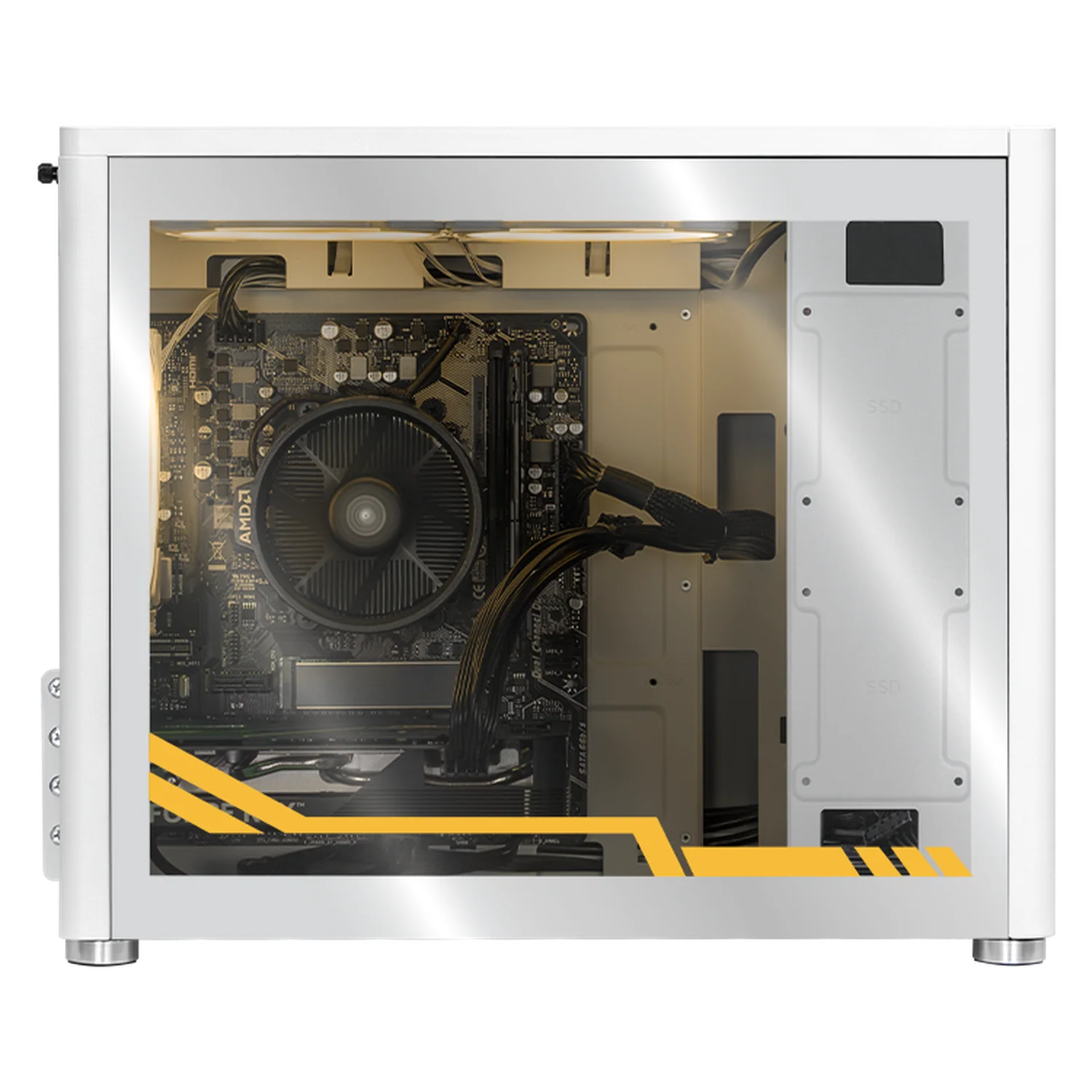 PC Gamer con IA Xtreme PC Gaming ASUS TUF NVIDIA GeForce RTX 5060 AMD Ryzen 5 5500 16GB SSD 1TB WIFI White gaming 1080p, estudios y multitarea - Image 4