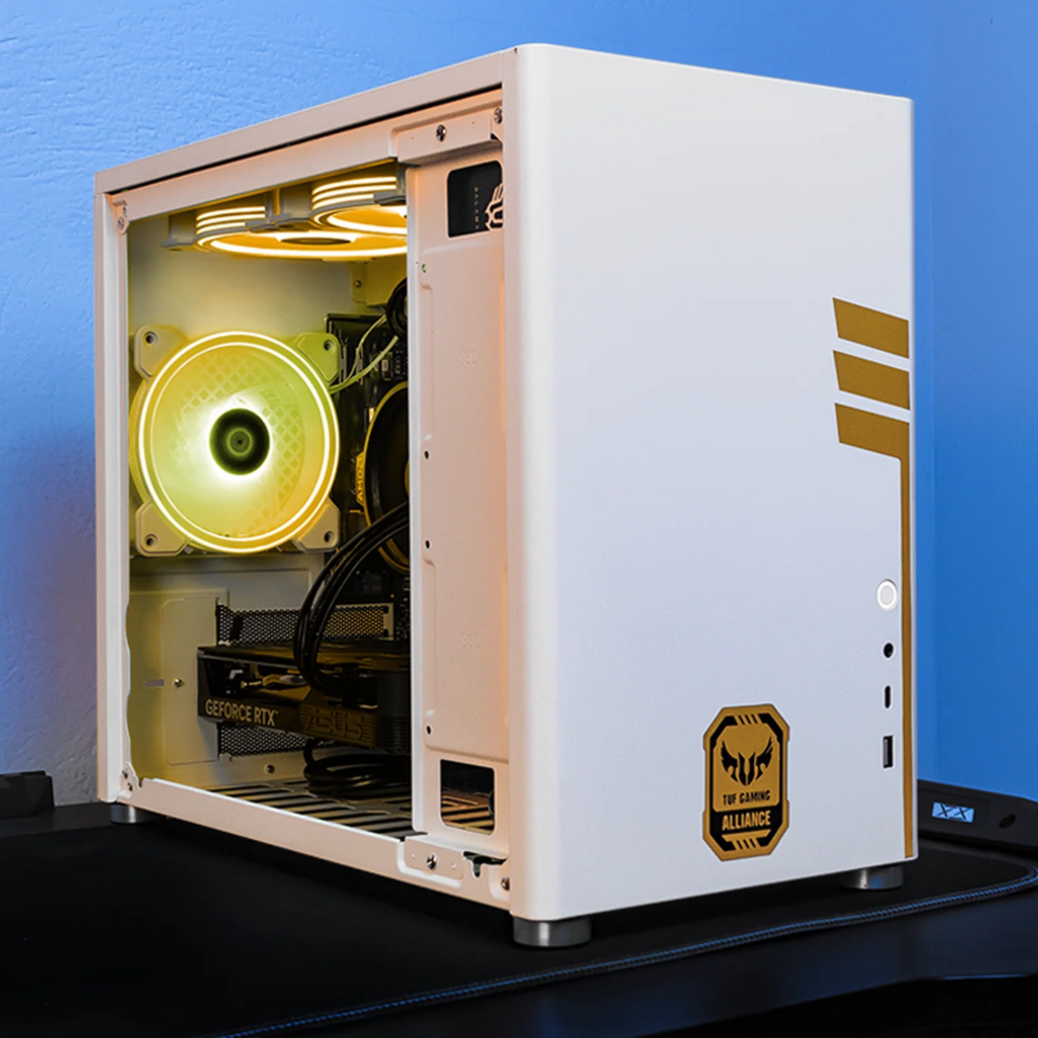 PC Gamer con IA Xtreme PC Gaming ASUS TUF NVIDIA GeForce RTX 5060 AMD Ryzen 5 5500 16GB SSD 1TB WIFI White gaming 1080p, estudios y multitarea - Image 6