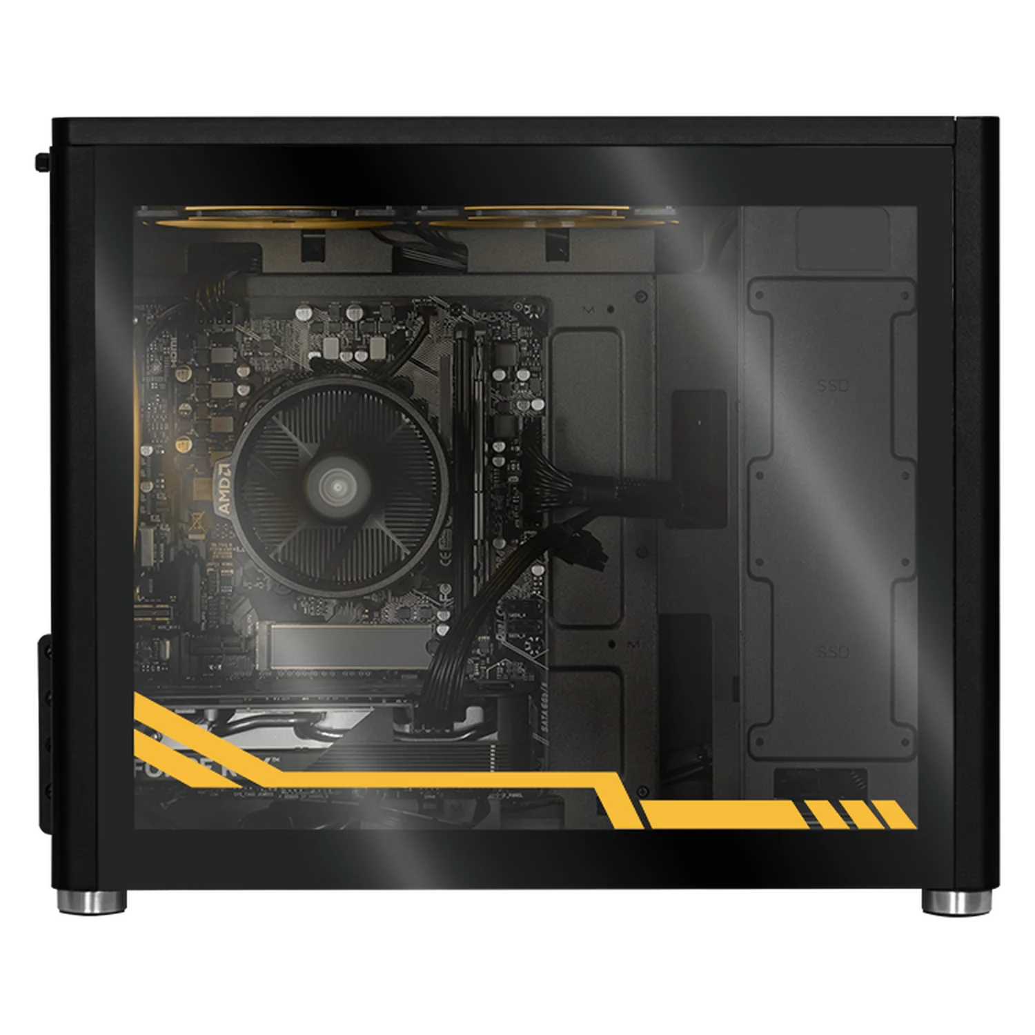 PC Gamer Xtreme PC Gaming ASUS TUF NVIDIA GeForce RTX 5060 AMD Ryzen 5 5500 16GB SSD 1TB WIFI W10 Black gaming 1080p, estudios y multitarea - Image 4