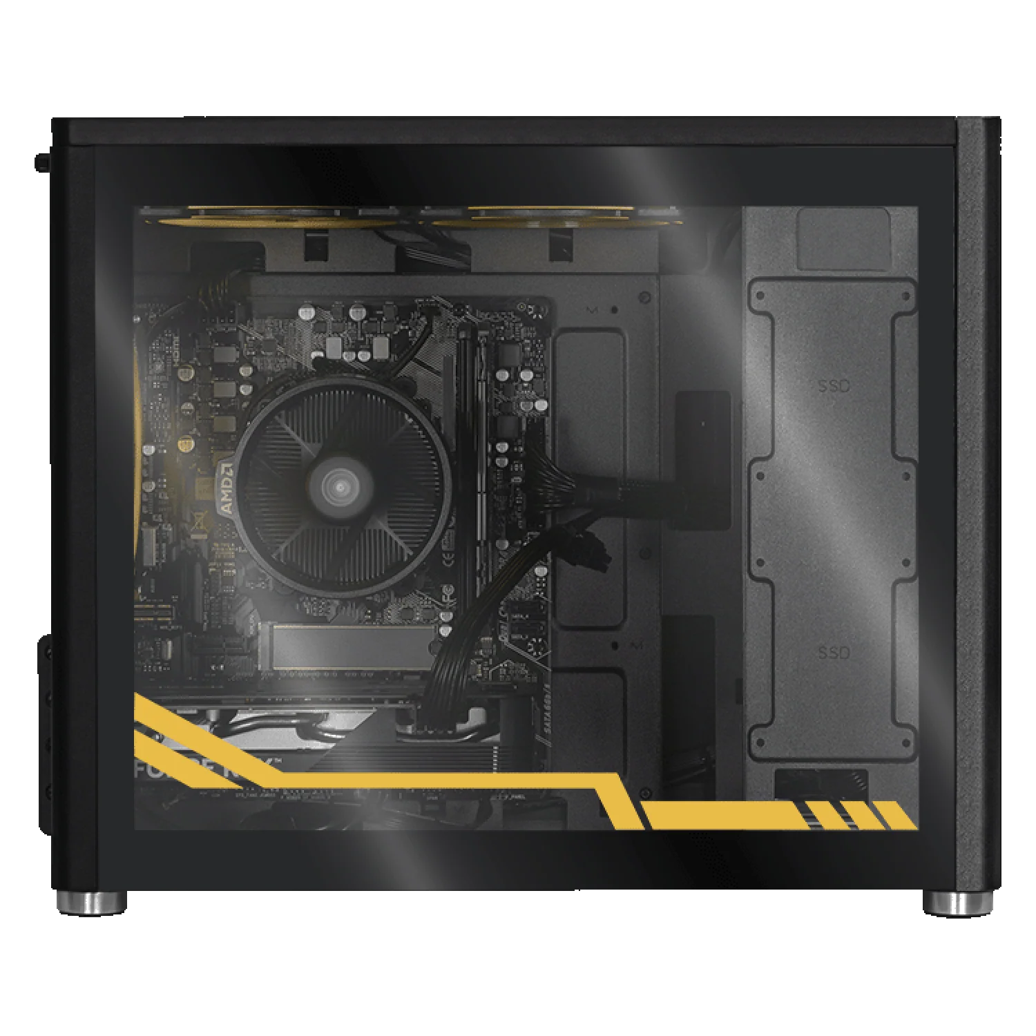PC Gamer Xtreme PC Gaming ASUS TUF NVIDIA GeForce RTX 5060 AMD Ryzen 5 5500 16GB SSD 1TB WIFI W10 Grey gaming 1080p, estudios y multitarea - Image 4