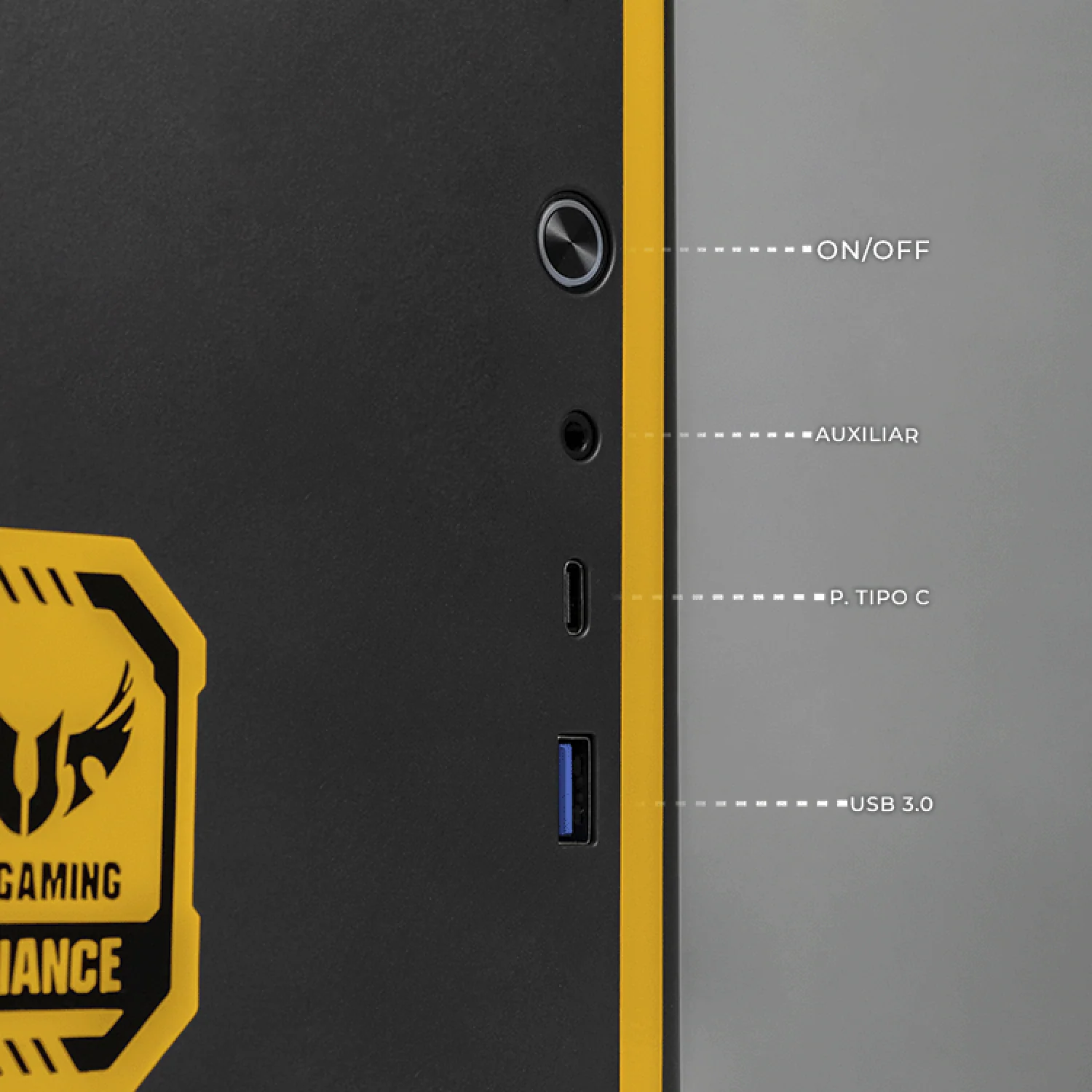 PC Gamer Xtreme PC Gaming ASUS TUF NVIDIA GeForce RTX 5060 AMD Ryzen 5 5500 16GB SSD 1TB WIFI W10 Grey gaming 1080p, estudios y multitarea - Image 5