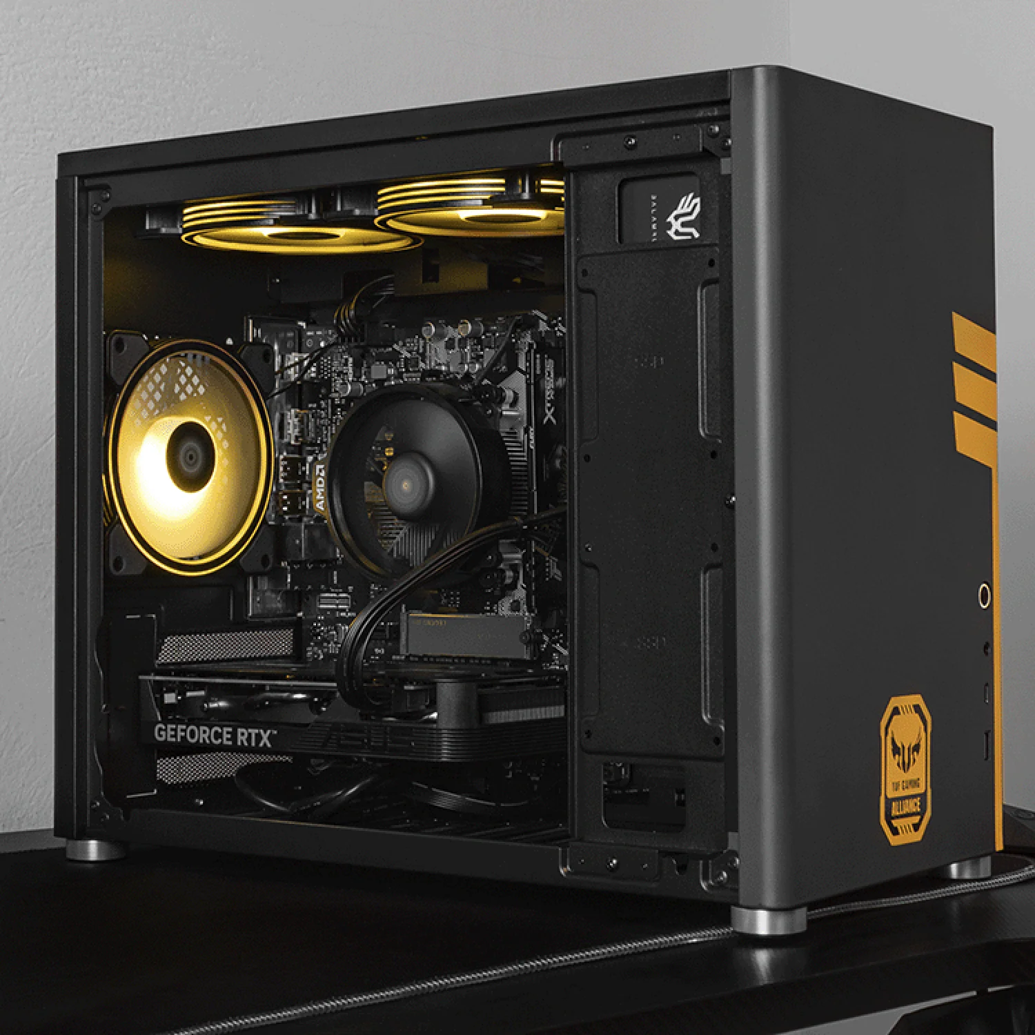 PC Gamer Xtreme PC Gaming ASUS TUF NVIDIA GeForce RTX 5060 AMD Ryzen 5 5500 16GB SSD 1TB WIFI W10 Grey gaming 1080p, estudios y multitarea - Image 6