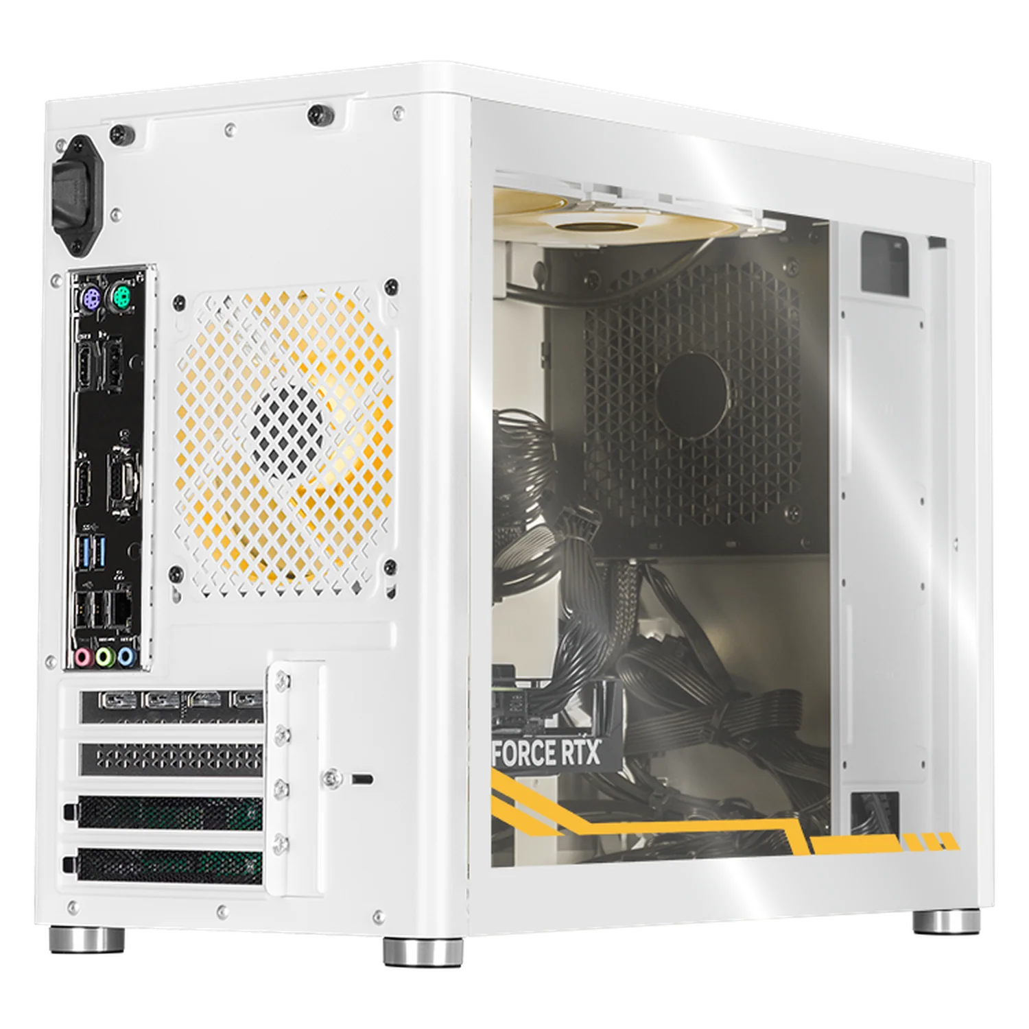 PC Gamer Xtreme PC Gaming ASUS TUF NVIDIA GeForce RTX 5060 Intel Core i5 12400F 16GB SSD 1TB WIFI White gaming 1080p, estudios y multitarea - Image 4