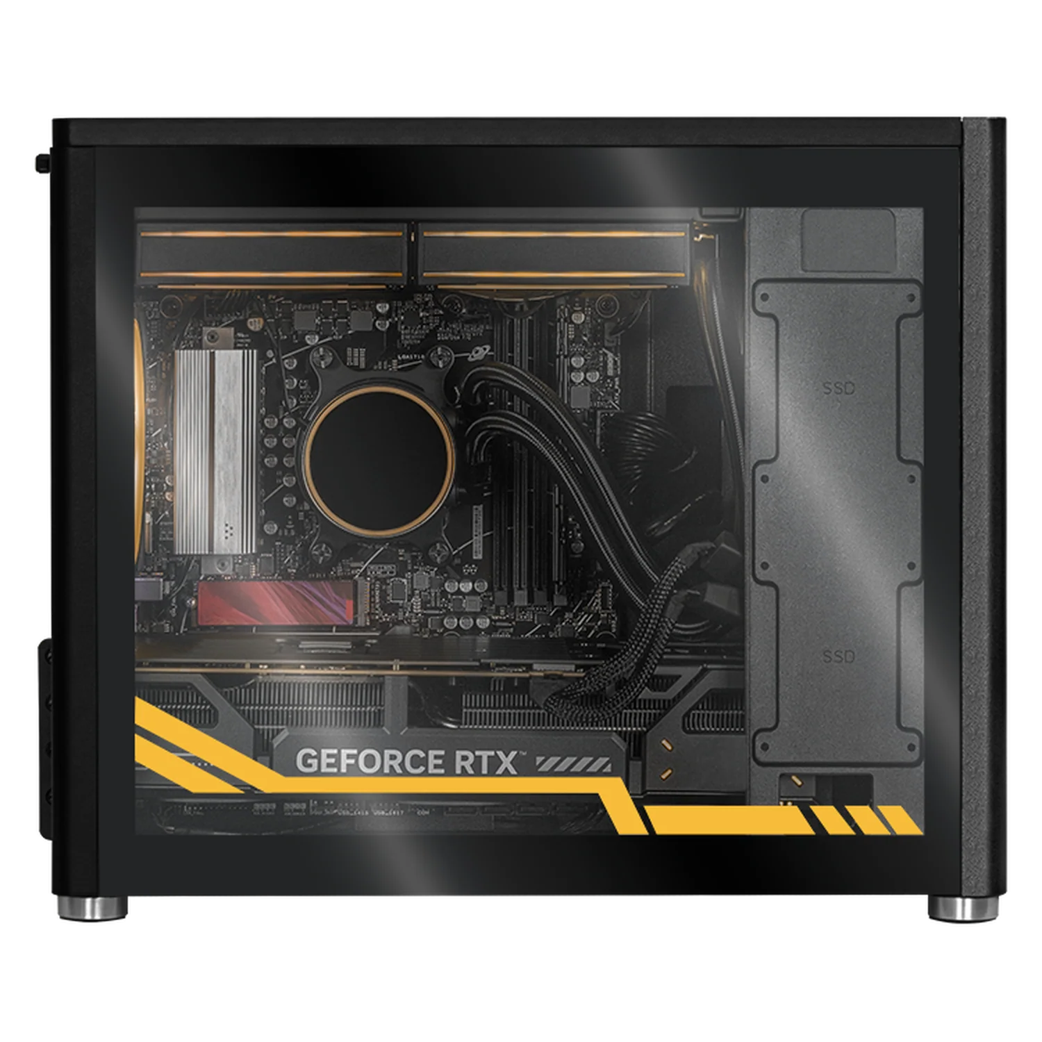 Xtreme PC Gaming ASUS TUF Geforce RTX 5070 AMD Ryzen 9 9900X 32GB DDR5 SSD 1TB Sistema Liquido WIFI Black - Image 4