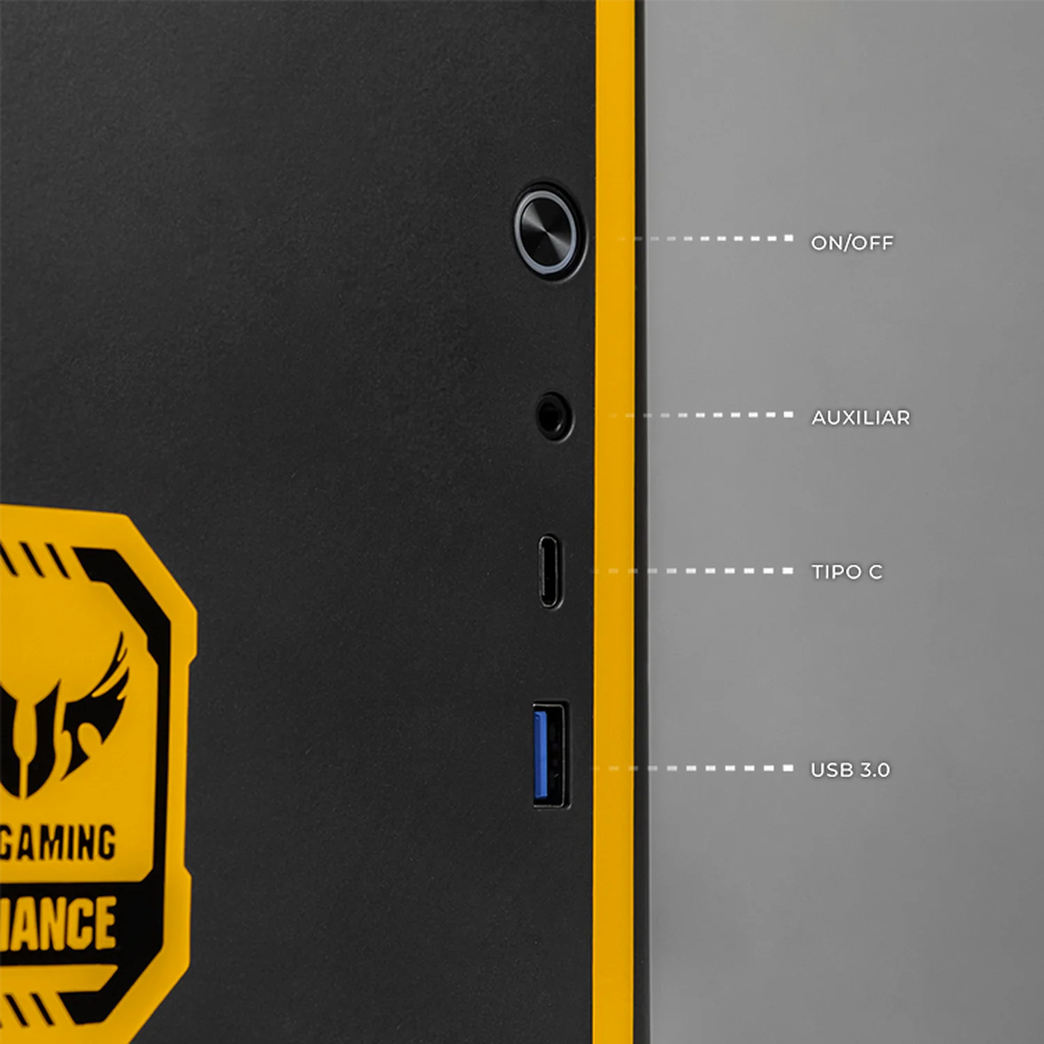 Xtreme PC Gaming ASUS TUF Geforce RTX 5070 AMD Ryzen 9 9900X 32GB DDR5 SSD 1TB Sistema Liquido WIFI Black - Image 5