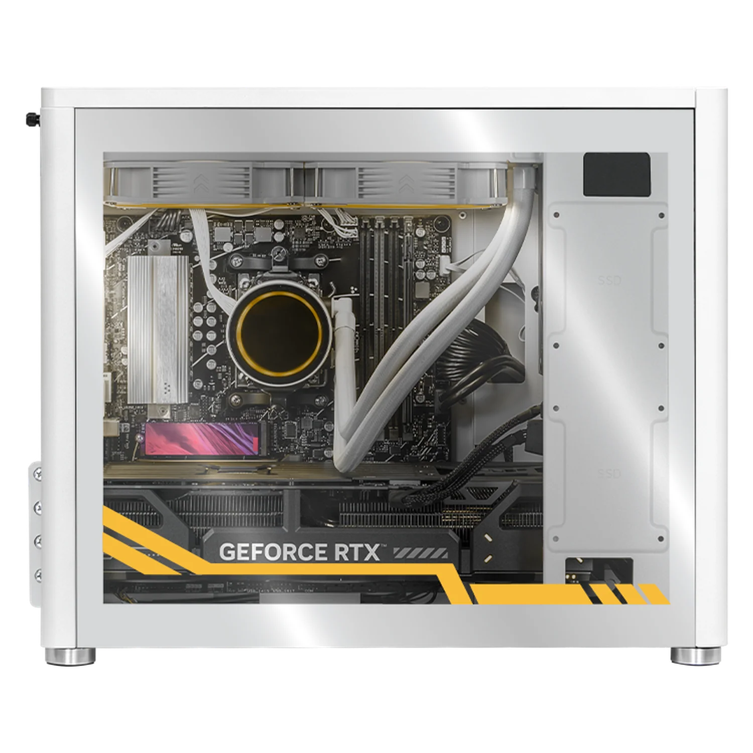 Xtreme PC Gaming ASUS TUF Geforce RTX 5070 AMD Ryzen 9 9900X 32GB DDR5 SSD 1TB Sistema Liquido WIFI White - Image 4