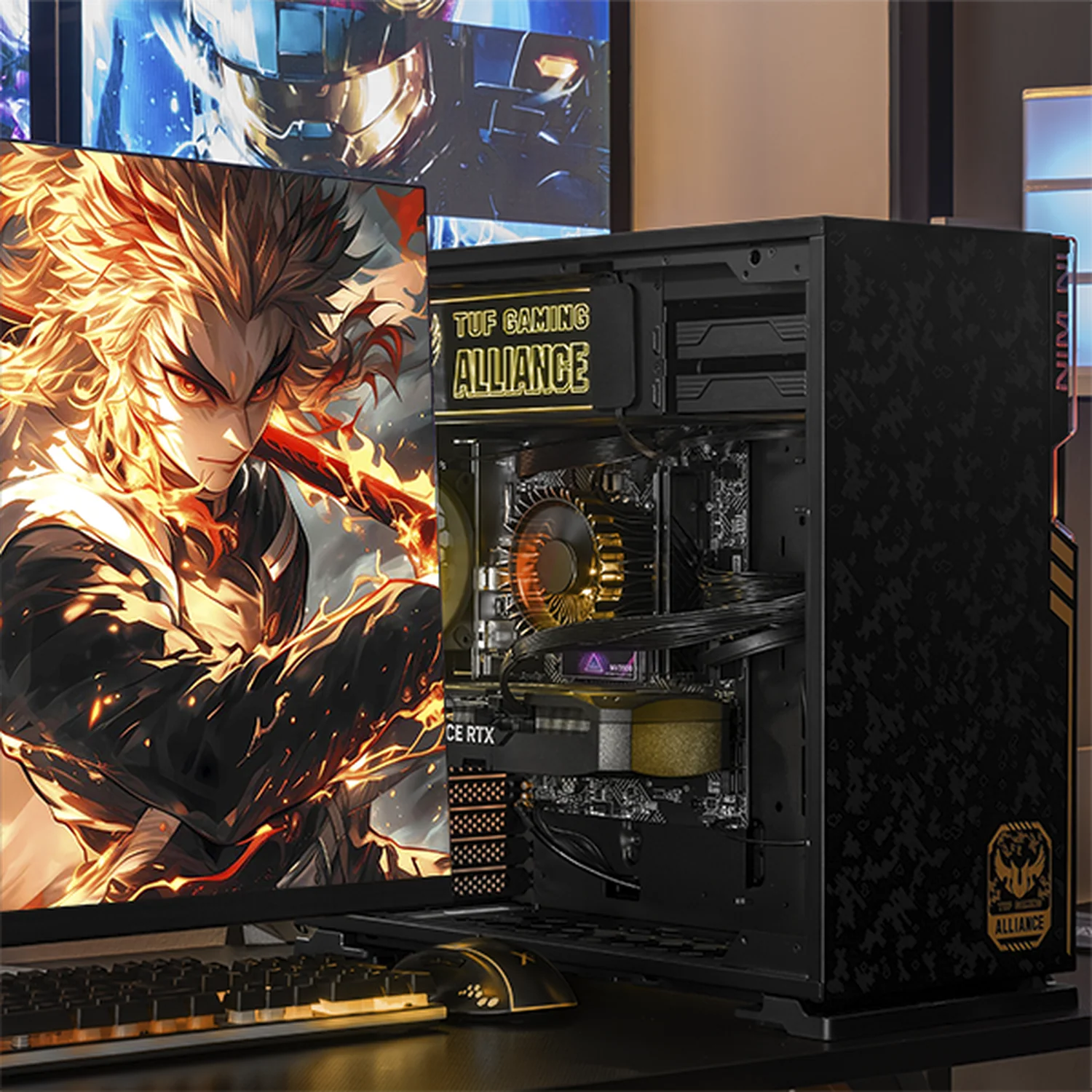 PC Gamer Xtreme PC Gaming NVIDIA GeForce RTX 5070 Intel Core i9 12900F 16GB SSD 1TB WIFI Black para gaming competitivo y streaming - Image 6