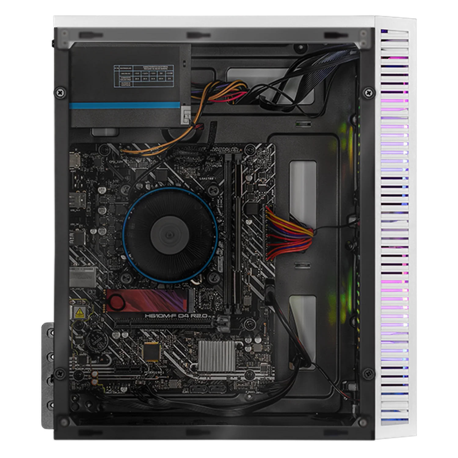 Xtreme PC Gaming Computadora Intel Core I5 12400 16GB SSD 1TB Monitor 23.8 Curvo 100Hz WIFI Fuji White - Image 4