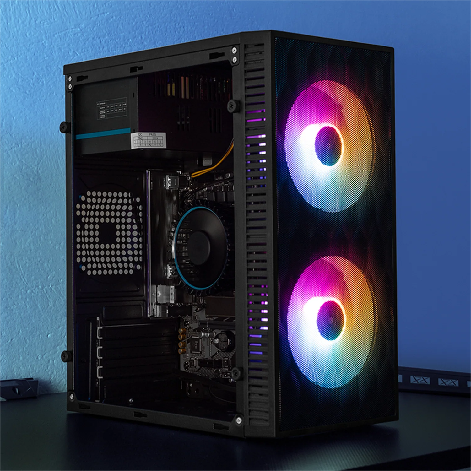 Computadora Escritorio Xtreme PC Gaming Intel Core i5 12400 16GB SSD 1TB WIFI Black rendimiento básico para juegos casuales, trabajo y estudio - Image 6
