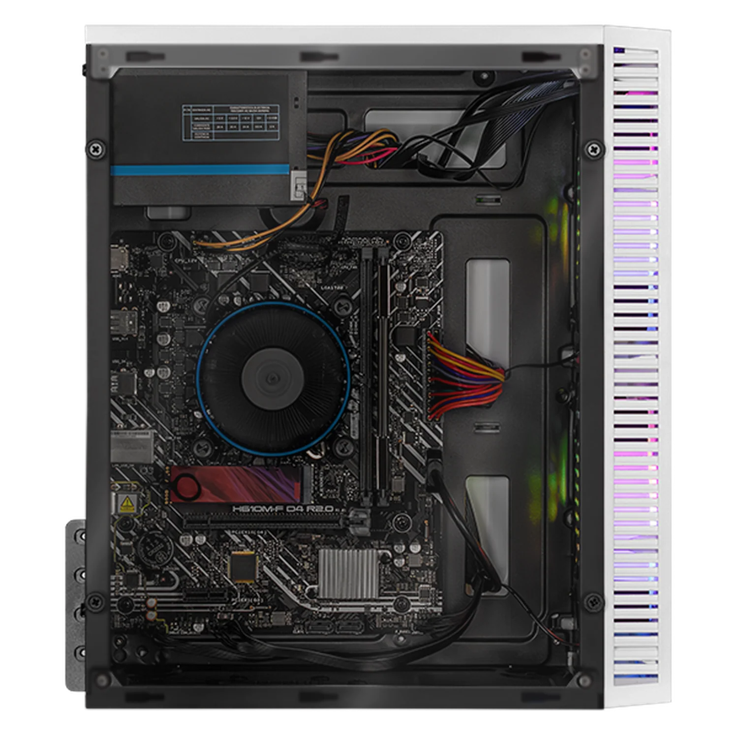 Computadora Escritorio Xtreme PC Gaming Intel Core i5 12400 16GB SSD 1TB WIFI White rendimiento básico para juegos casuales, trabajo y estudio - Image 4