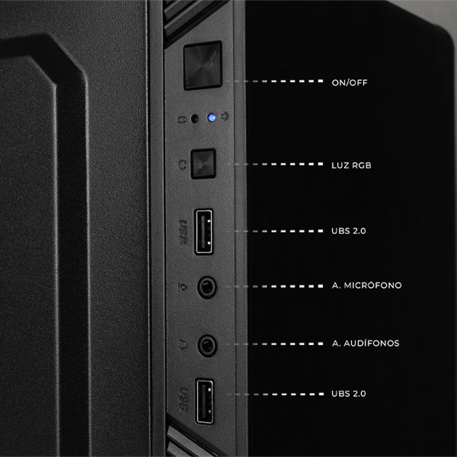 Computadora Escritorio Completa Xtreme PC Gaming Intel Core i5 12400 16GB SSD 500GB Monitor 23.8 75Hz WIFI Black rendimiento básico para juegos casuales, trabajo y estudio - Image 5