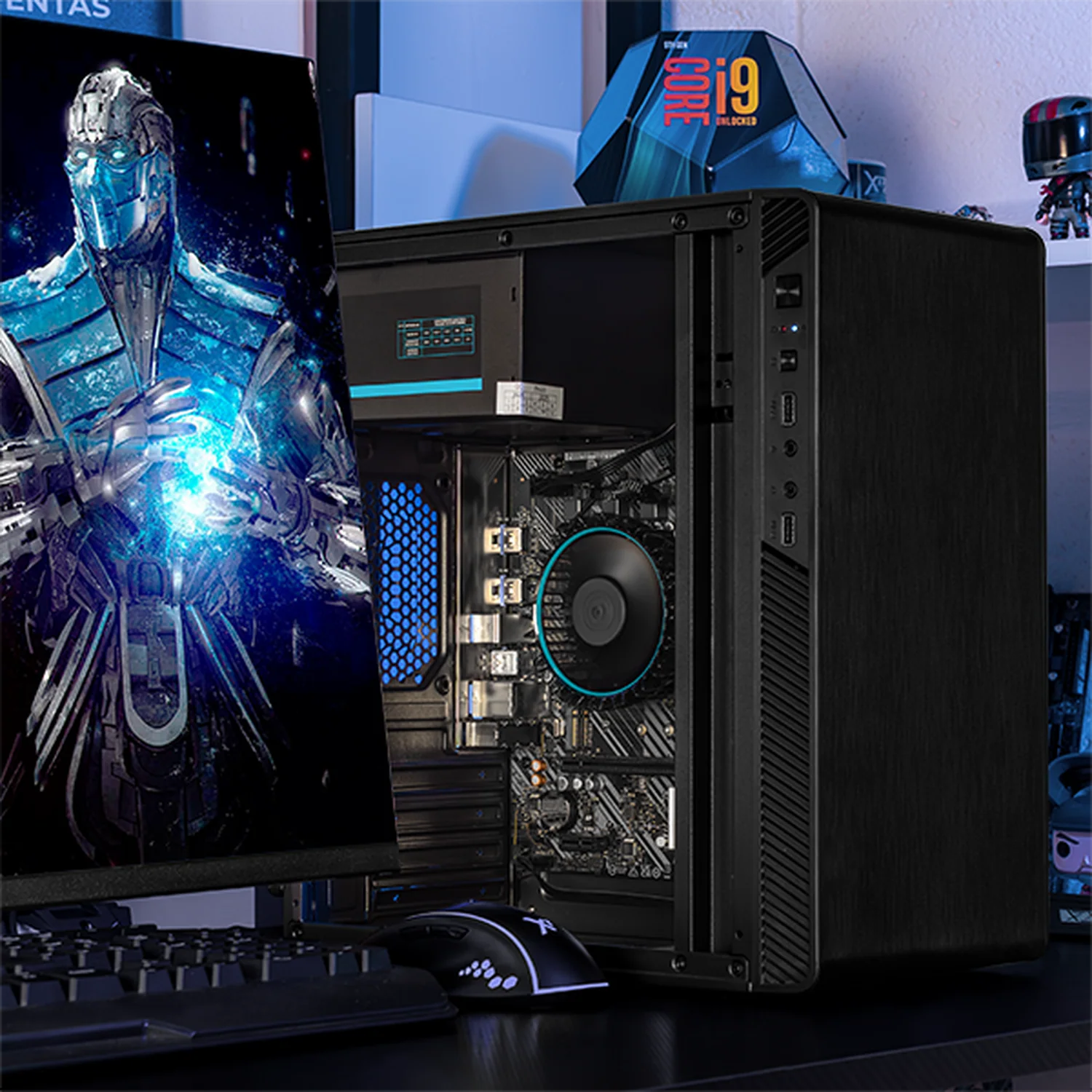 Computadora Escritorio Completa Xtreme PC Gaming Intel Core i5 12400 16GB SSD 500GB Monitor 23.8 75Hz WIFI Black rendimiento básico para juegos casuales, trabajo y estudio - Image 6