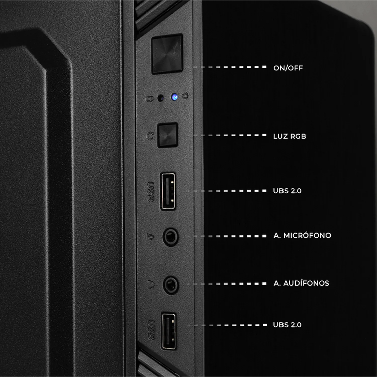 Computadora Escritorio Xtreme PC Gaming Intel Core i5 12400 16GB SSD 500GB WIFI Black gaming ligero en calidad baja, oficina, estudio y hogar - Image 5